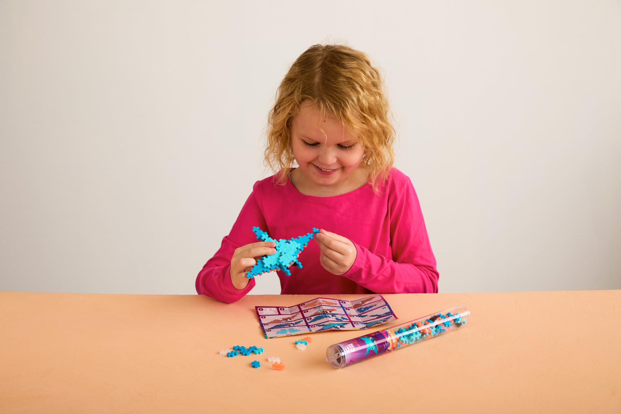 PLUS PLUS Building Blocks Toy - 100-Piece Manta Ray Set for Creative Building 12