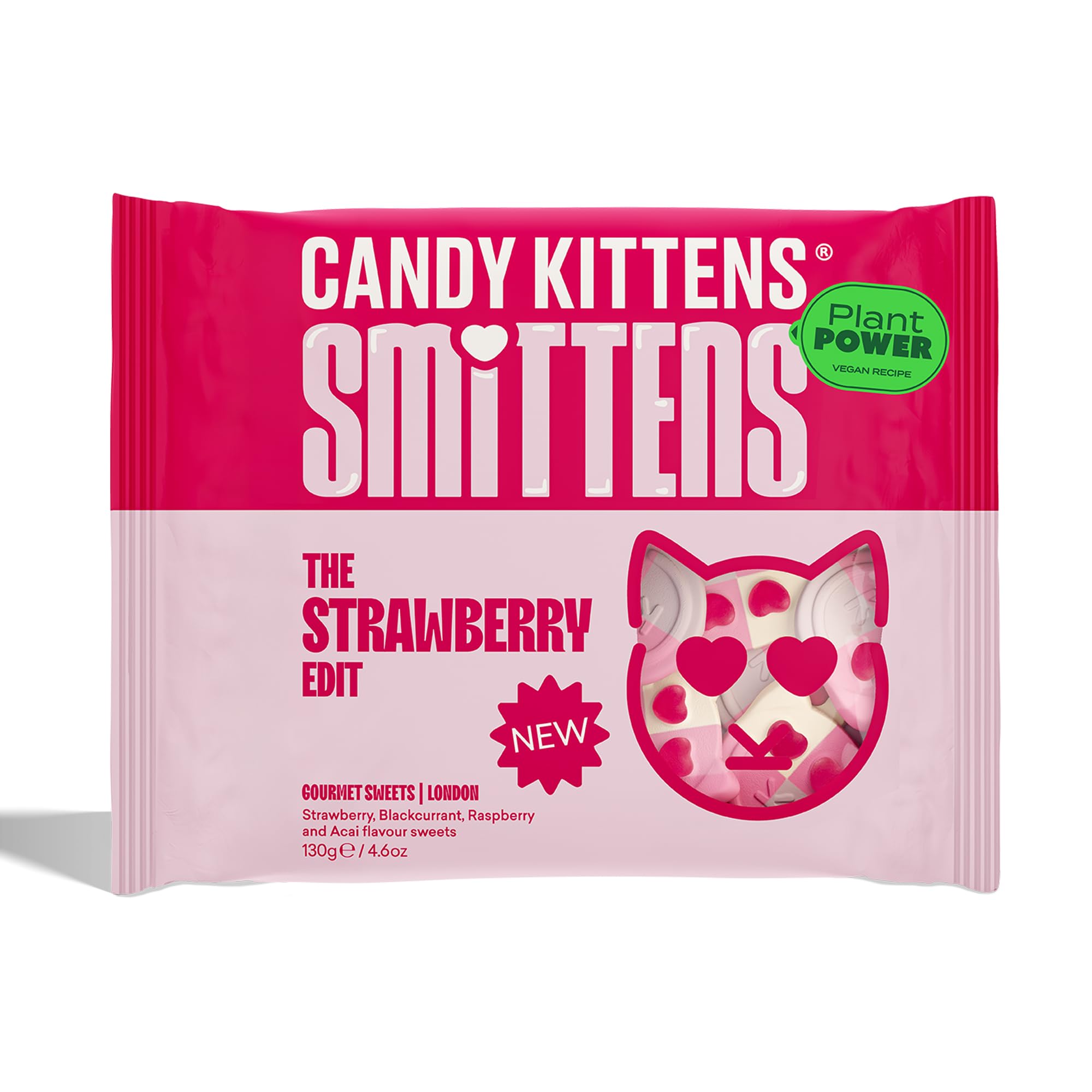 Candy Kittens The Strawberry Edit Vegan Sweets - 130g