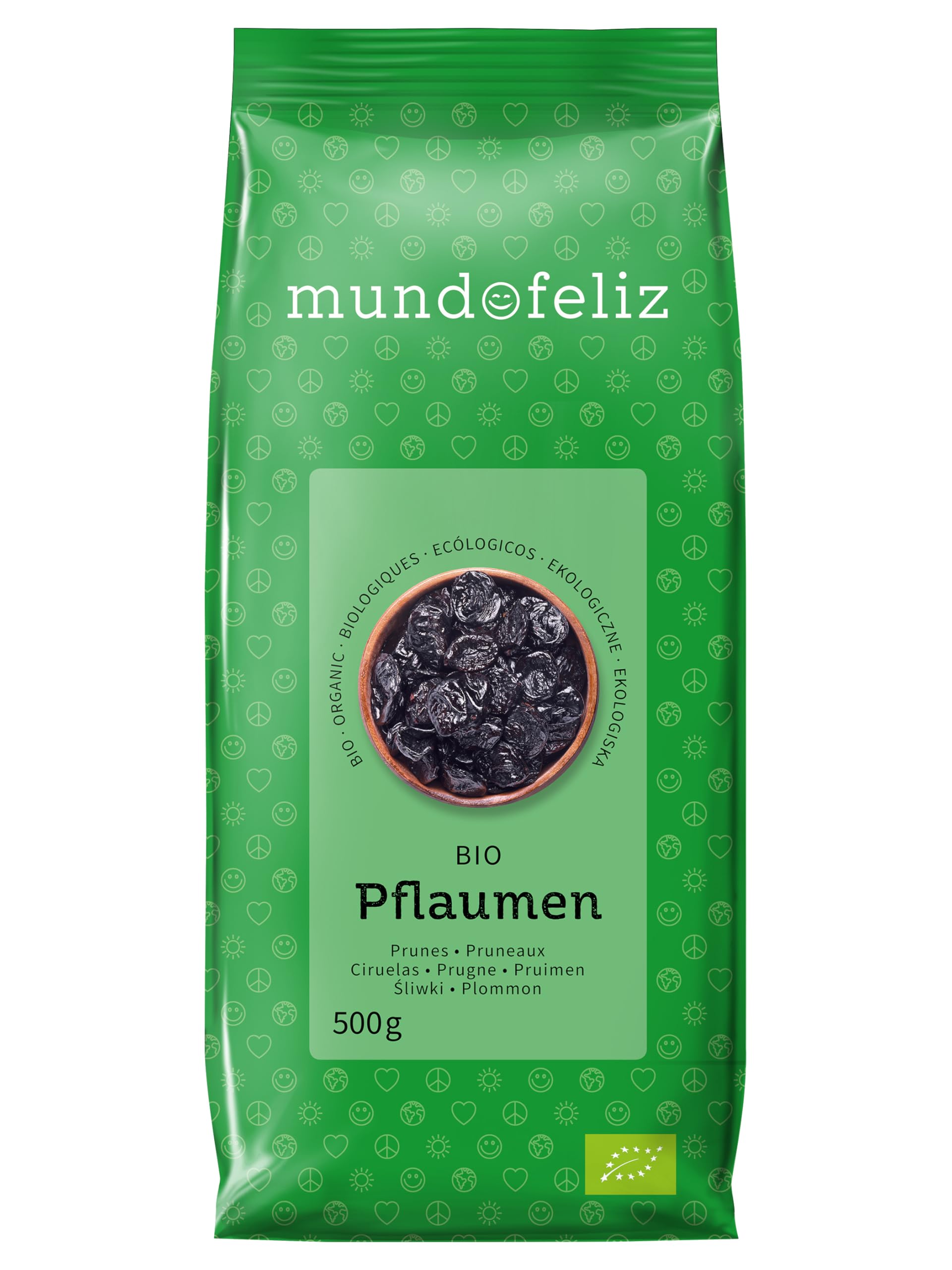 Mundo Feliz - Organic Dried Pitted Prunes 2 x 500 g 6