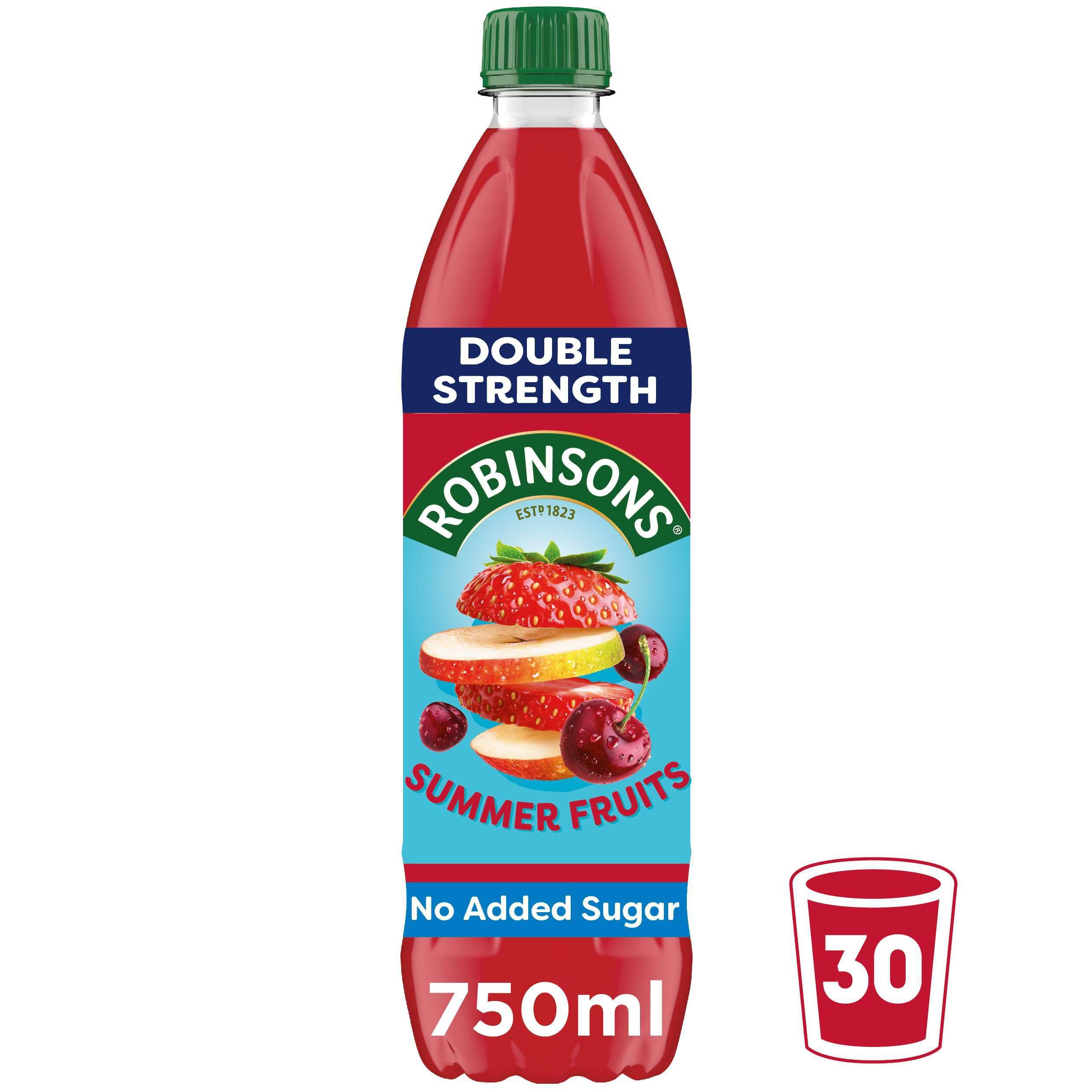 Robinsons Fruit Squash - Low Calorie - Double Strength - Summer Fruits 750ml 4