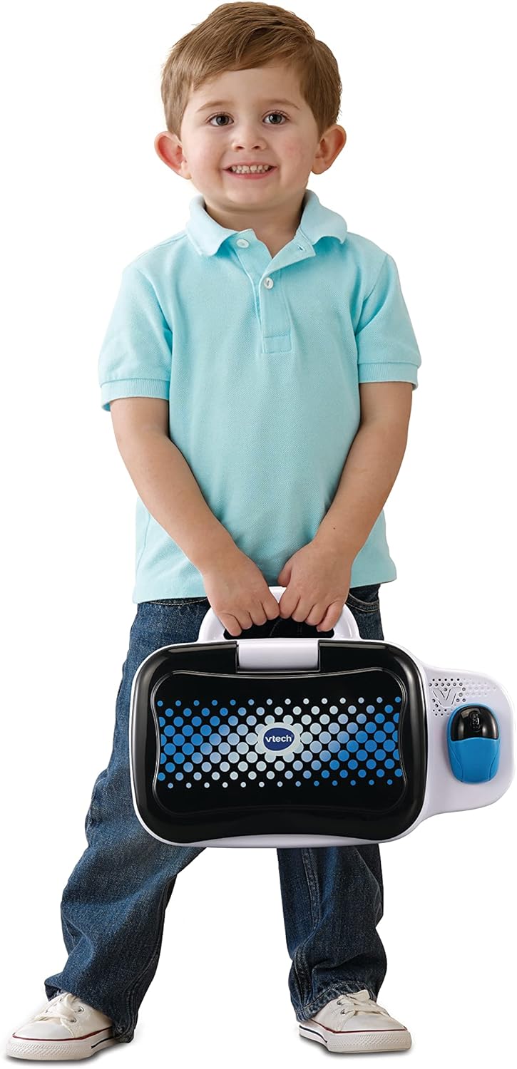 VTech Toddler Tech Laptop - Interactive Educational Computer Toy with 20 Learning Games for Ages 2-5