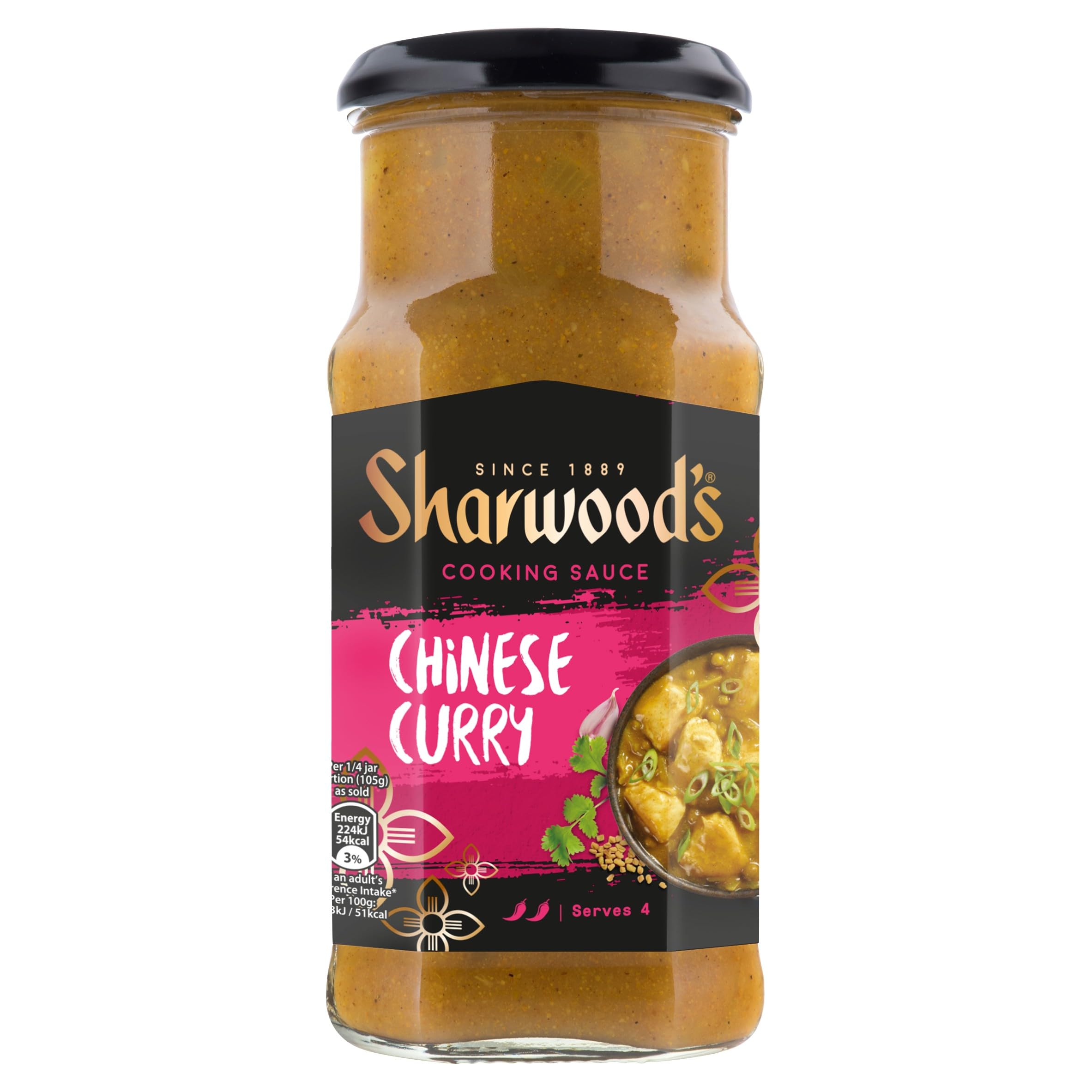 Sharwood's Aromatic Chinese Curry Sauce – Mild Cooking Sauce with Onion & Garlic, 425g 5