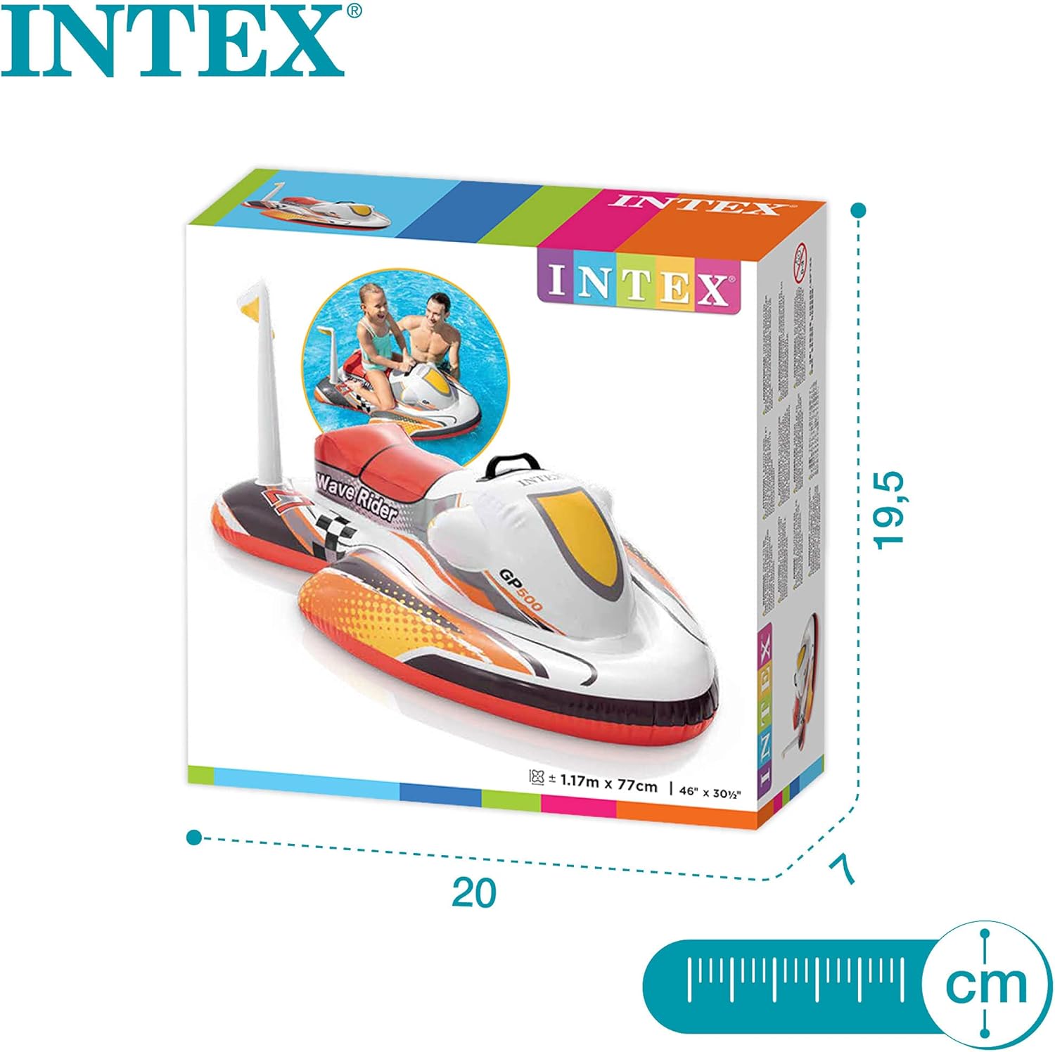 Intex Wave Rider Ride-On - Inflatable Water Toy for Kids 3+ 3