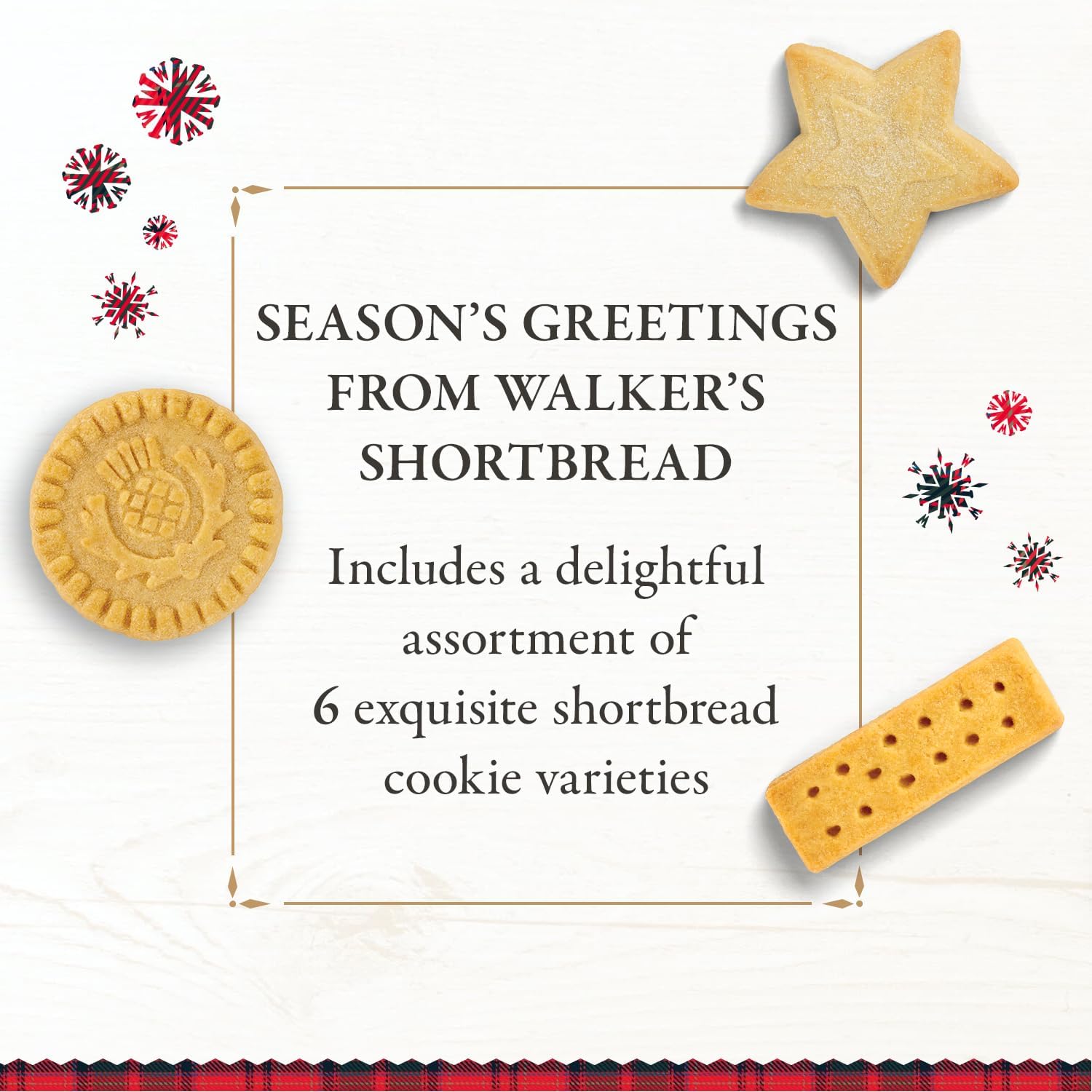 Walker's Shortbread 2024 Advent Calendar - All-Butter Scottish Shortbread Cookies (294g)