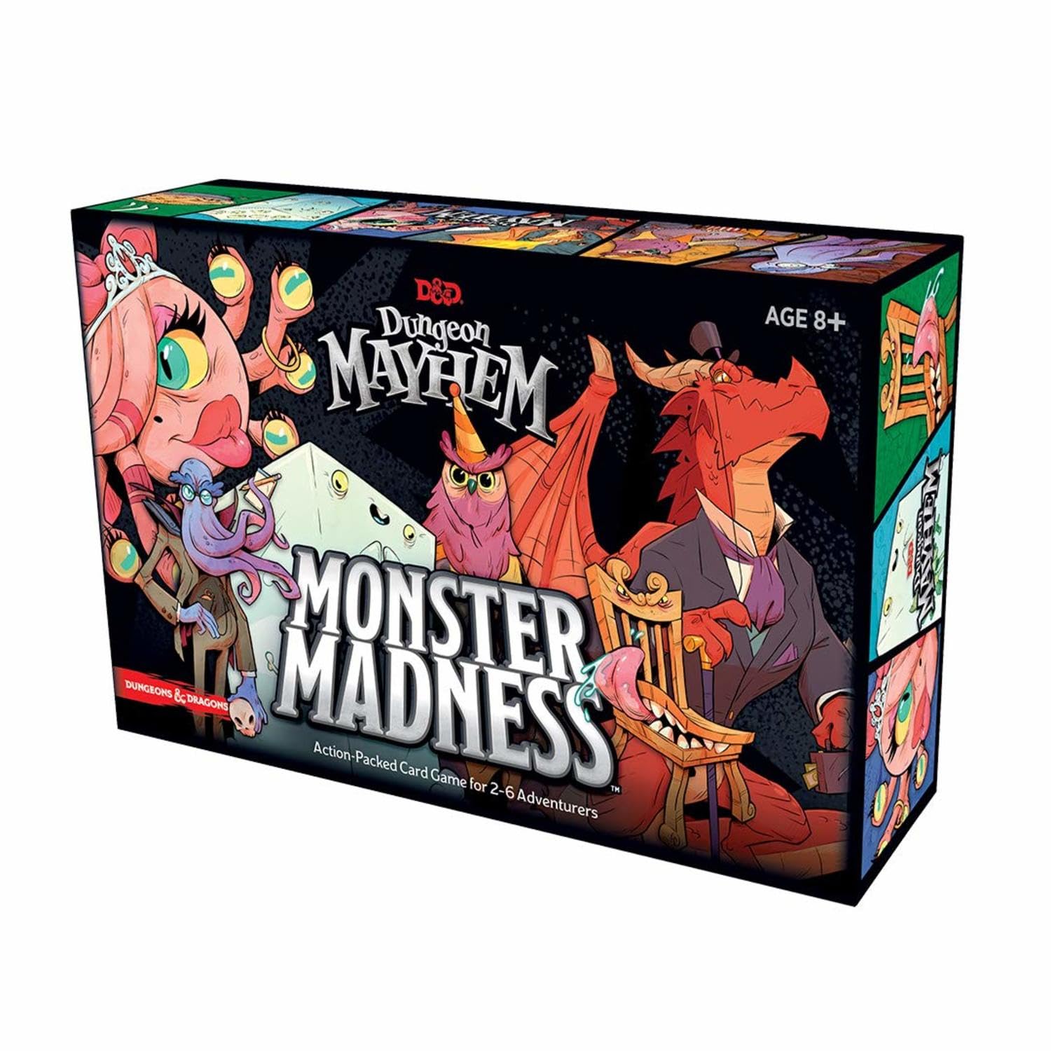 Dungeons & Dragons Monster Madness Dedicated Deck Card Game | Supports 2-6 Players