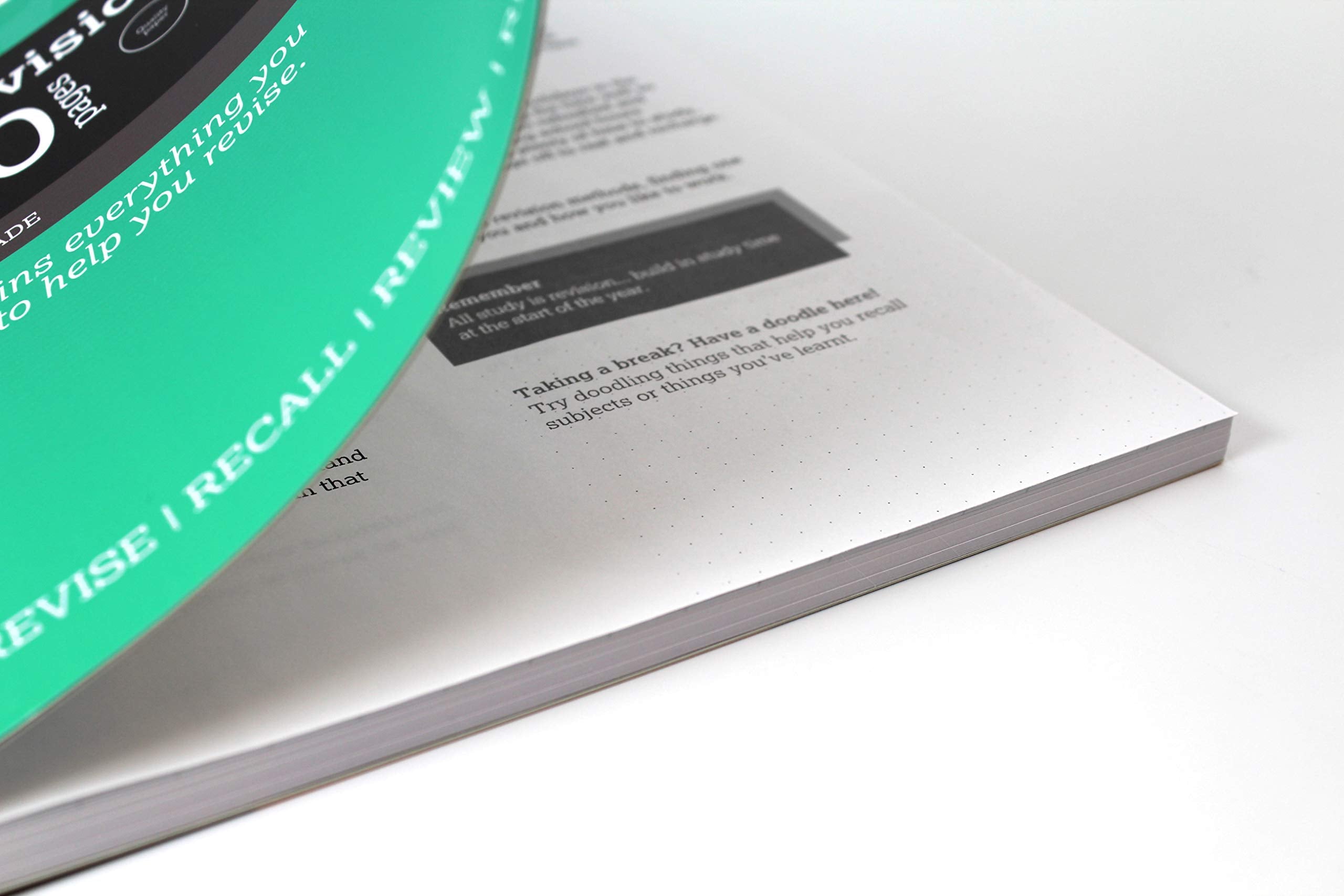 Silvine Luxpad A4 Wirebound Study Notebook - Lined 160 Pages with Revision Guide | Soft Cover 3