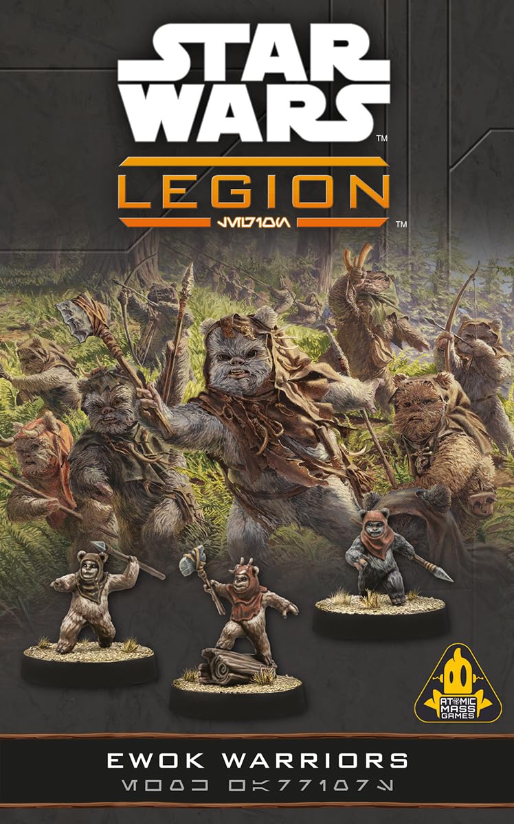 Asmodee Star Wars: Legion Ewok Warriors Unit Expansion | 12 Miniatures | Multicolor