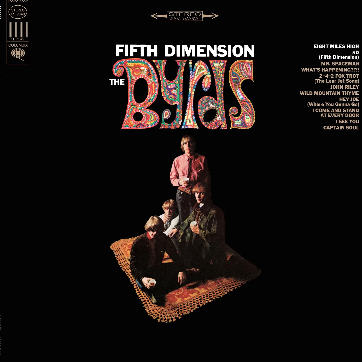 The Byrds - Fifth Dimension [Limited Edition Orange Coloured Vinyl] 1