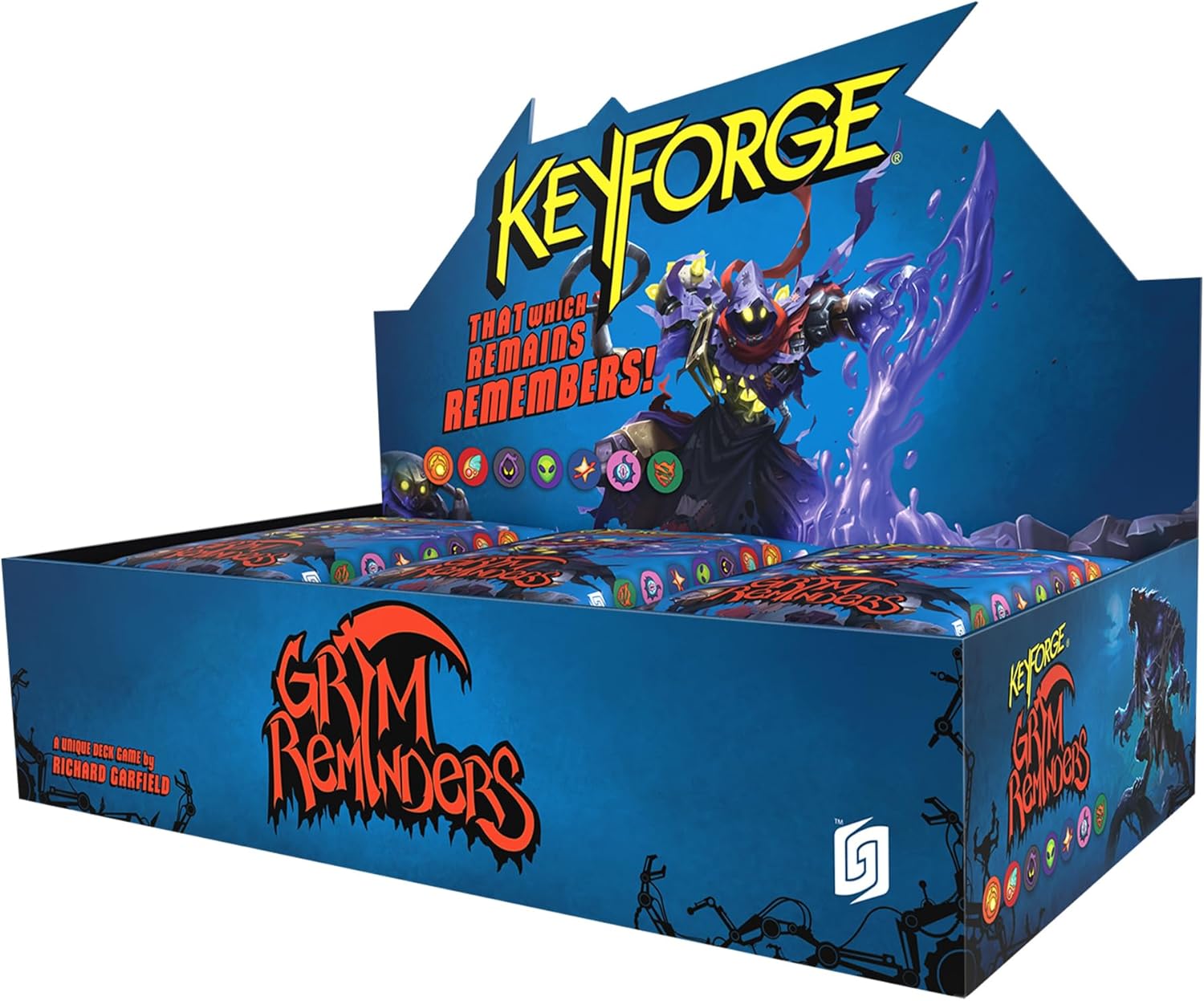 Ghost Galaxy KeyForge Grim Reminders Archon Deck Display 1
