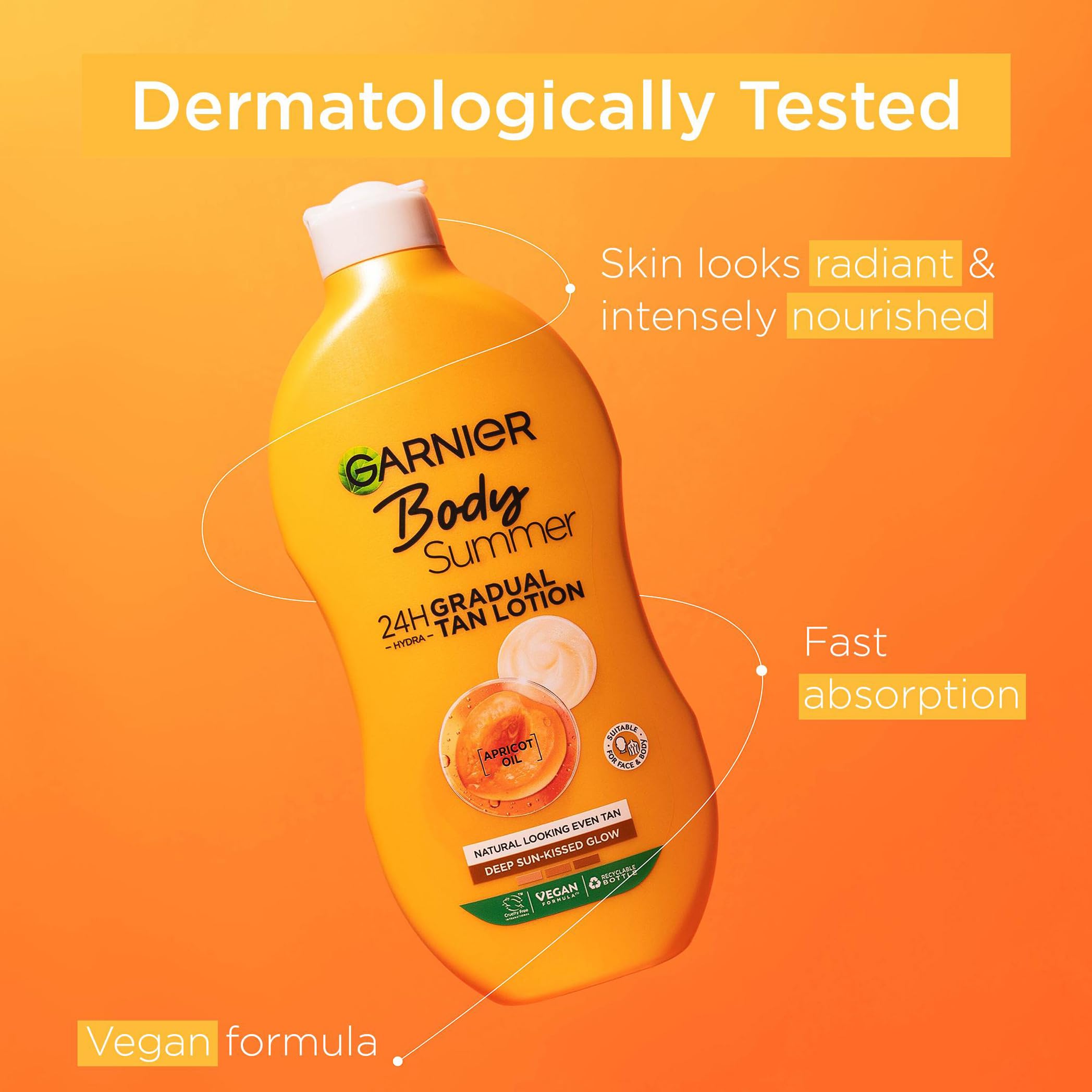 Garnier - Summer Body Gradual Tan Moisturising Lotion (400ml) 9