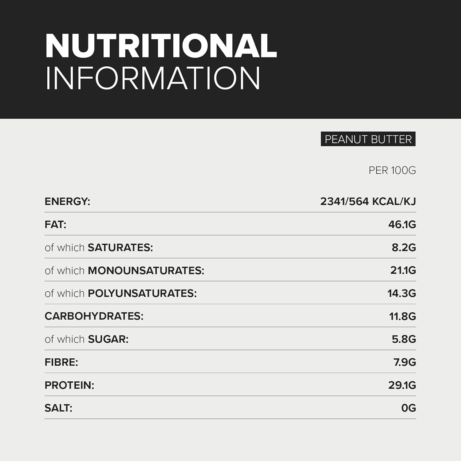 Bulk - Natural Roasted Peanut Butter Tub, Smooth, 1 kg 6