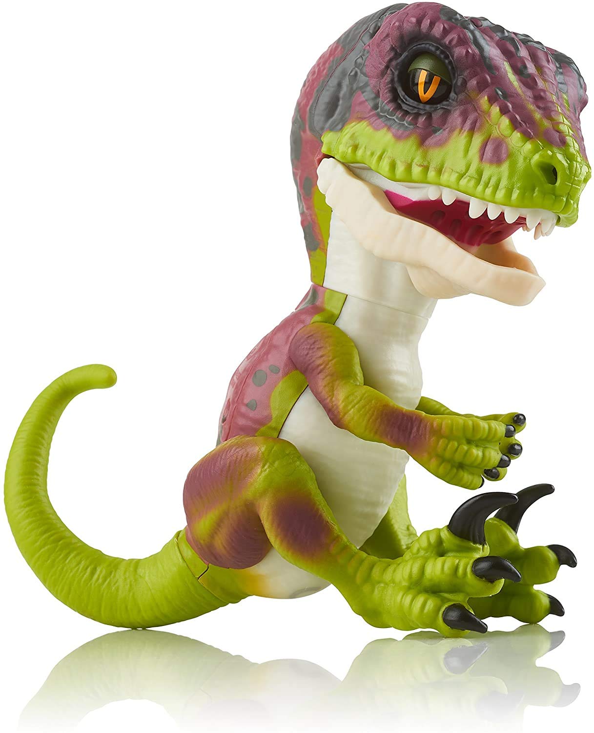 Fingerlings Untamed Raptor - Interactive Baby Dinosaur Toy - Stealth Green 5