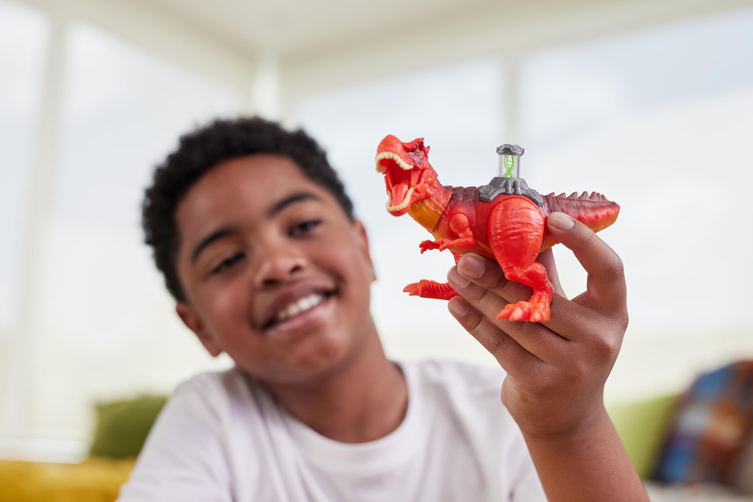 Robo Alive Dino DNA by ZURU - Light-Up DNA Helix Spine Building Set for Ages 3+ (T-Rex) 5