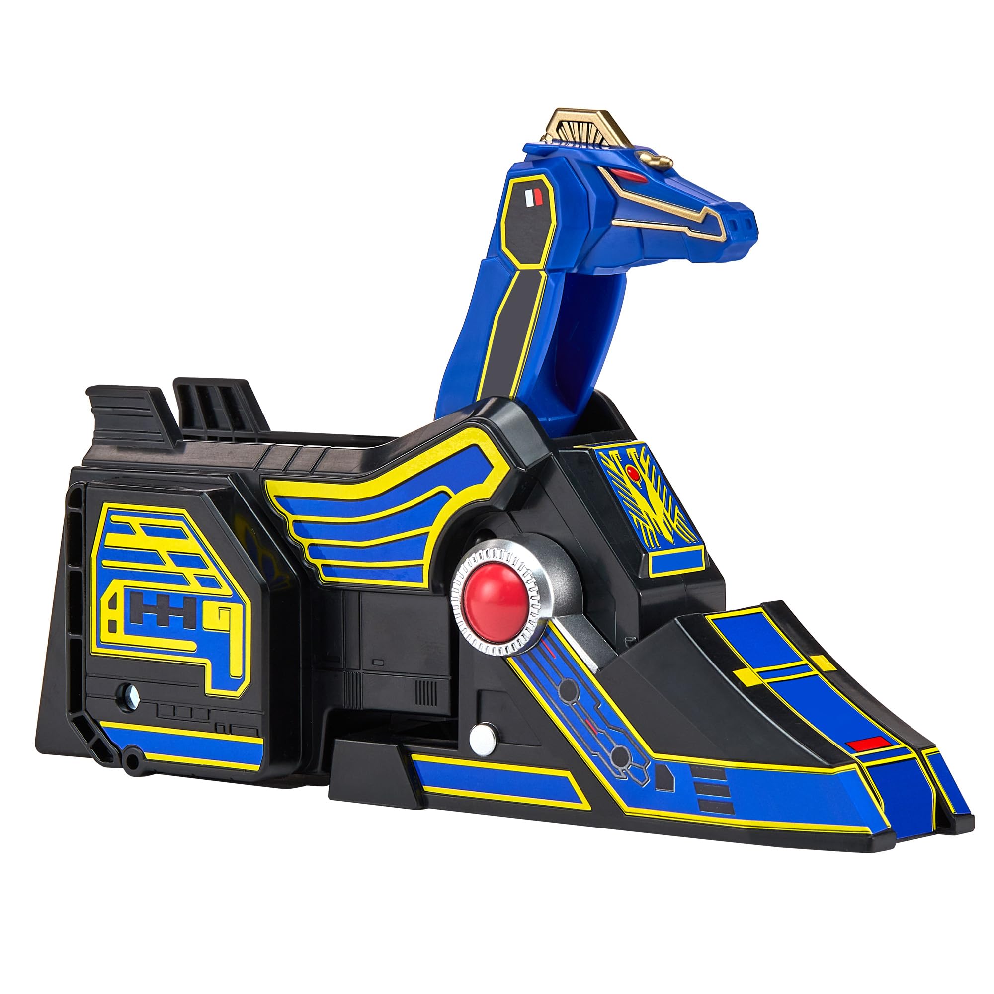 Power Rangers Blue Ranger Unicorn Thunderzord Action Figure - Combinable, Missile Launcher, Ages 4+