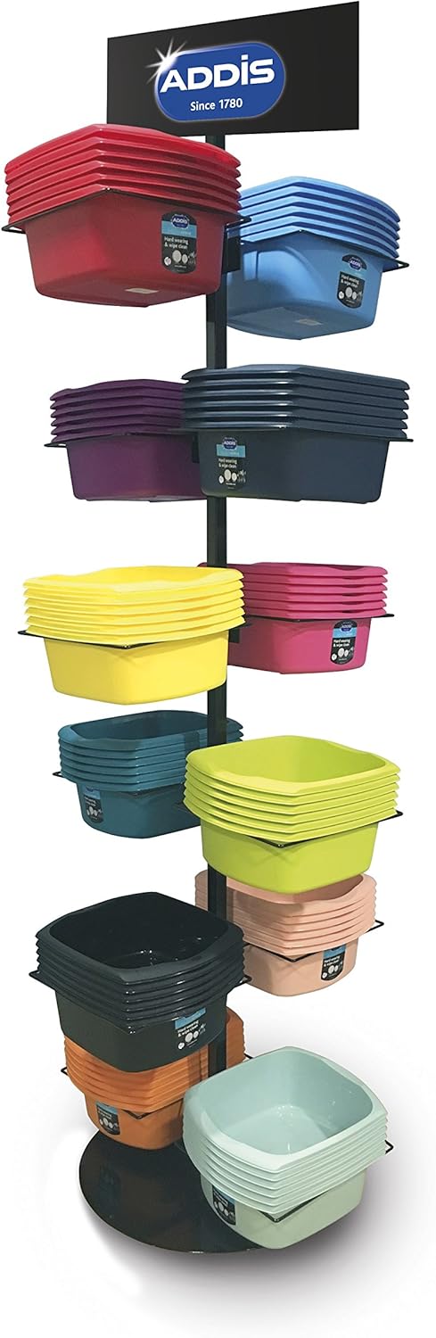 Addis - Rectangular Washing Up Bowl, Linen Cream, 9.5 Litre 4