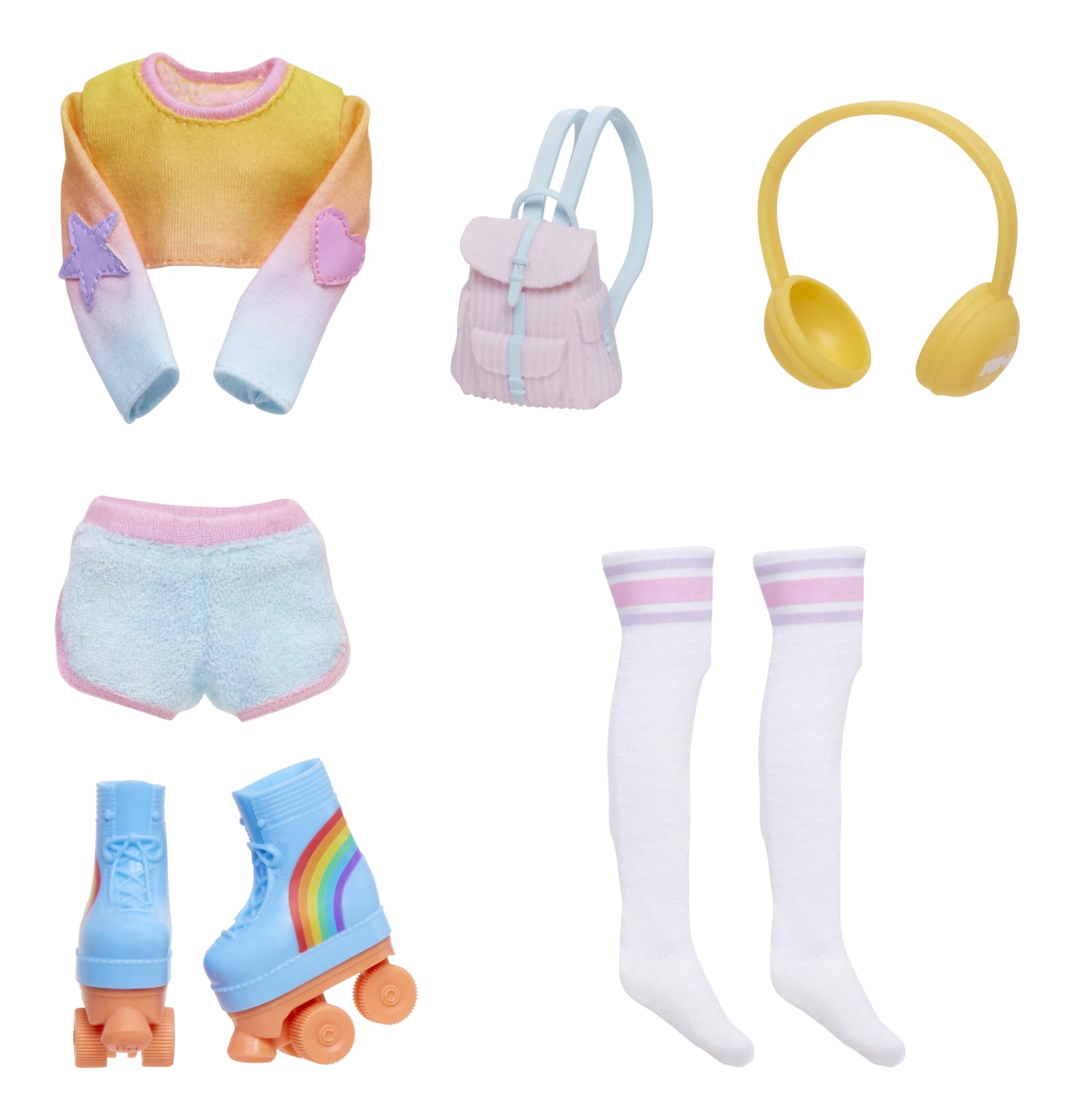 Rainbow High Fashion Pack - Skate Social Theme for 11" Dolls