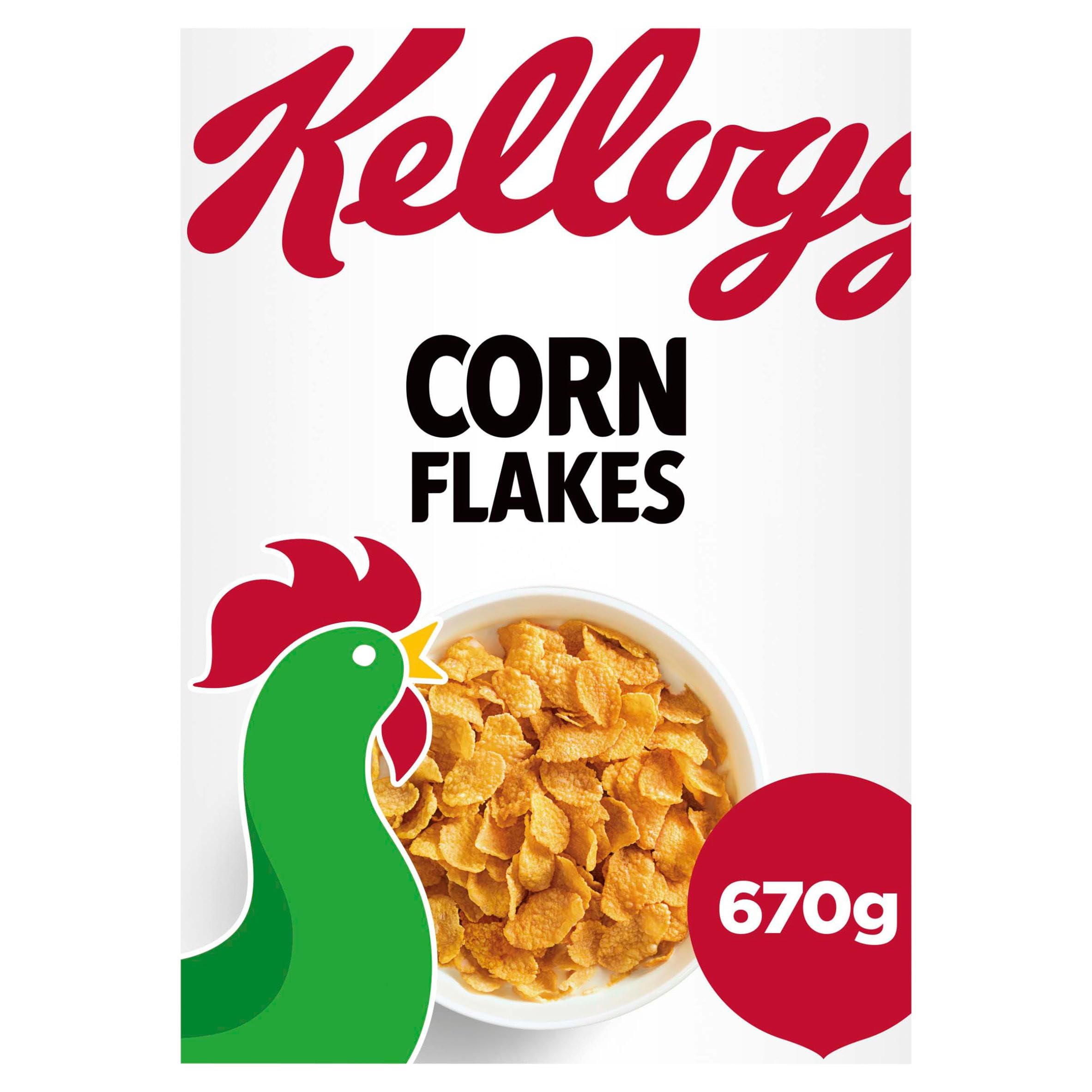 Kellogg's Corn Flakes Cereal - Toasted Golden Corn Flakes | 670g