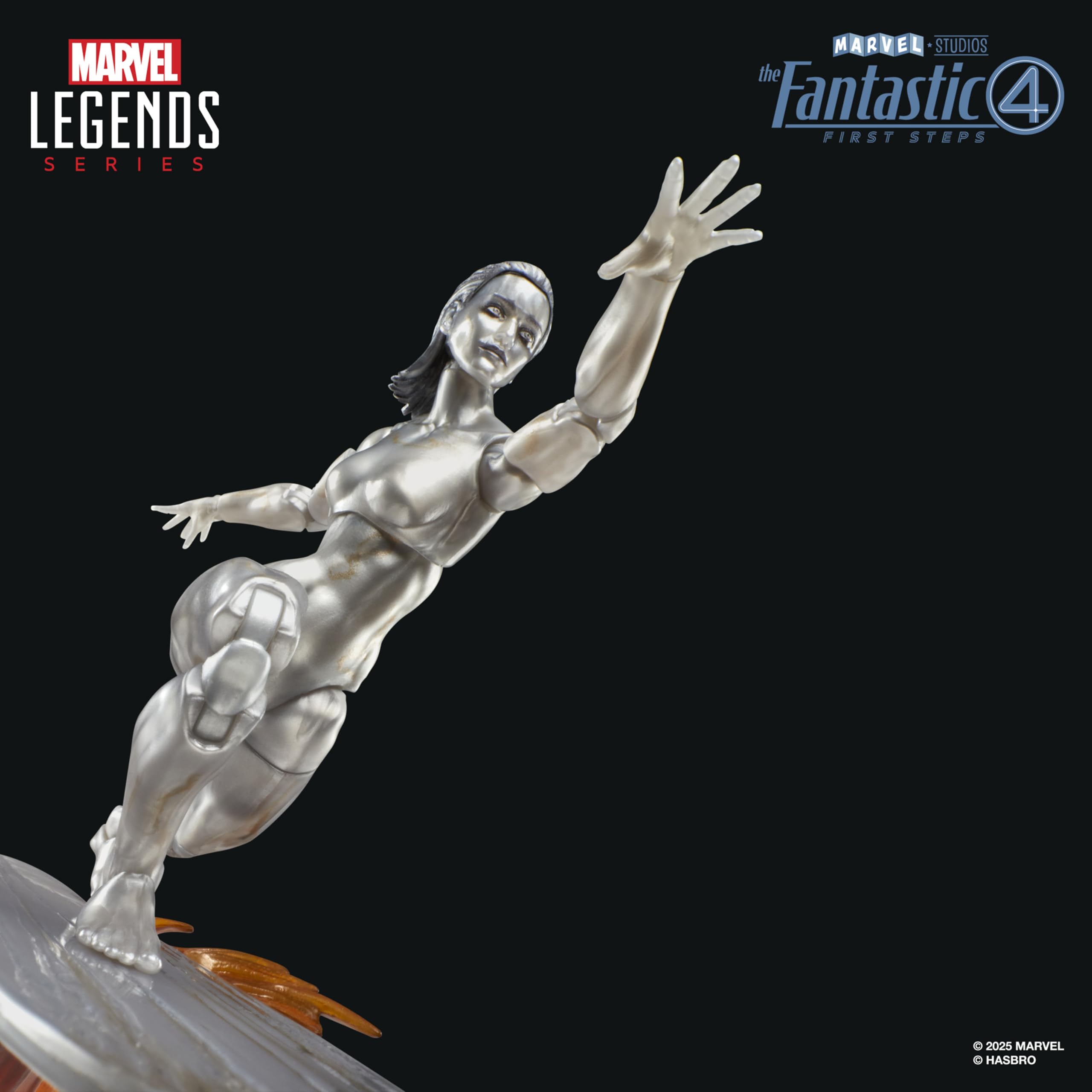 Marvel Legends Series Silver Surfer 6-Inch Action Figure with Surfboard & Accessories 7
