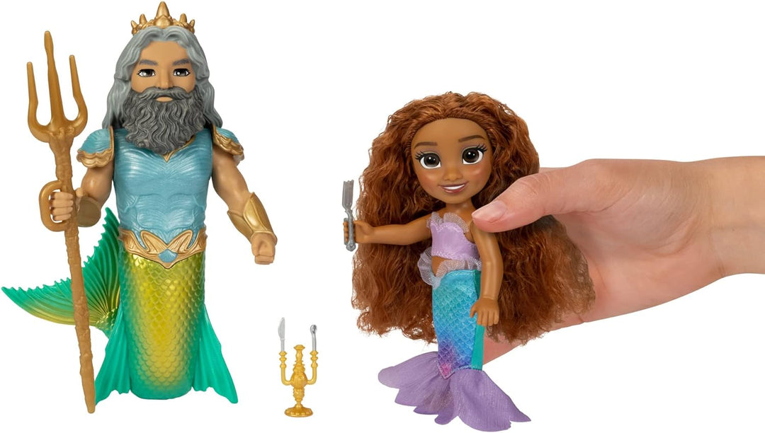 Disney The Little Mermaid Ariel and King Triton Doll Gift Set (227361)