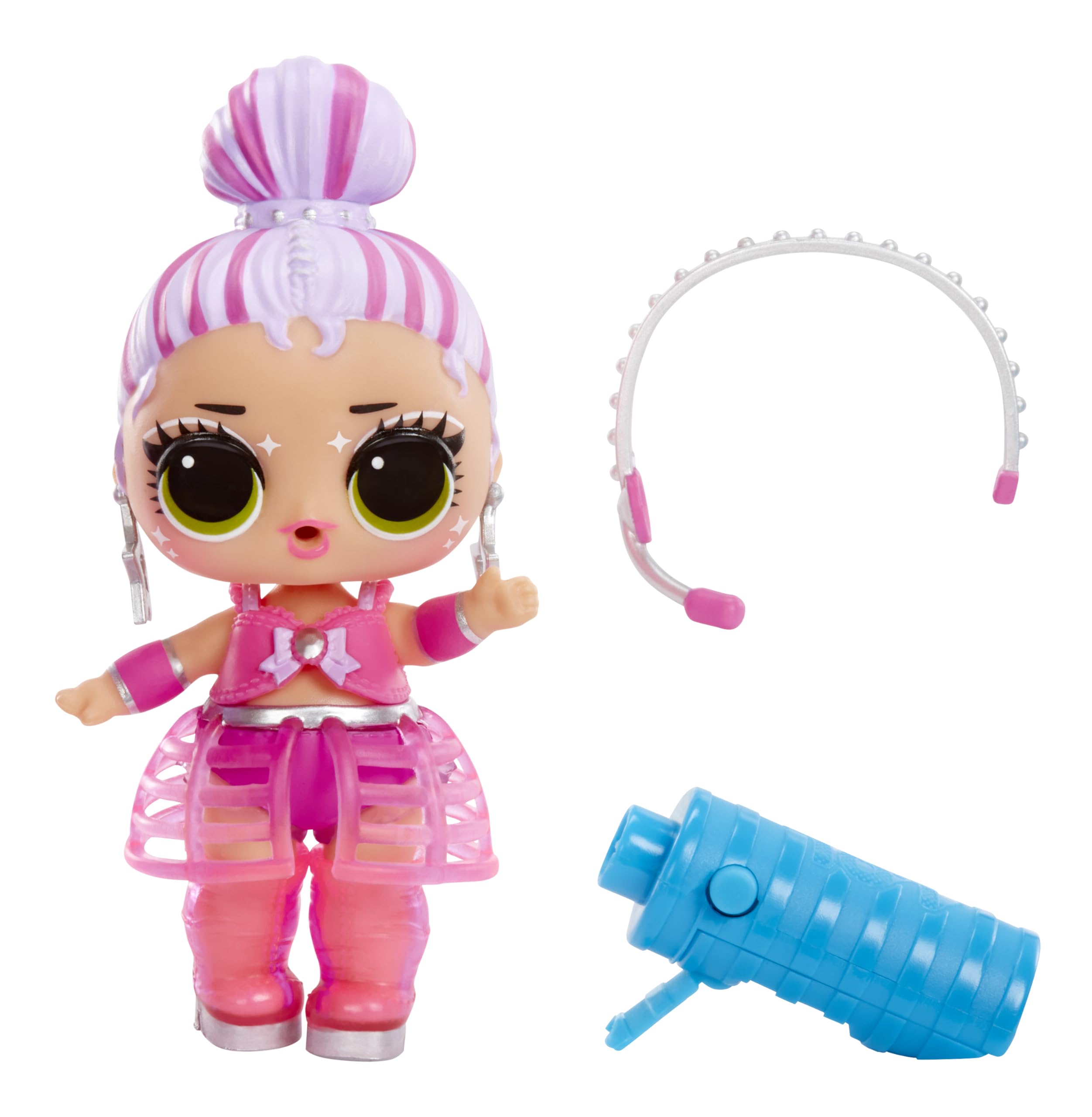 L.O.L. Surprise! Neon Pop Stars Tots - 1 Doll with Magical Blacklight Surprise