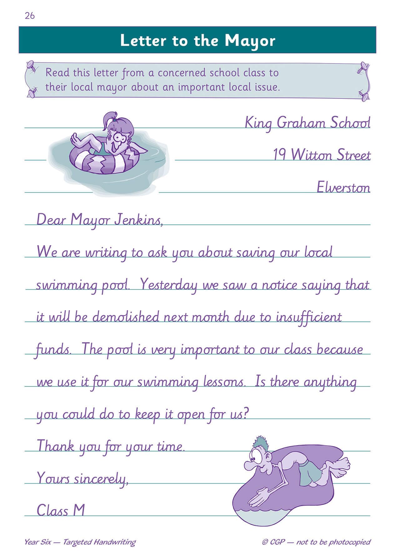 CGP KS2 English Targeted Practice Book - Handwriting Year 6 | Catch-up & Home Learning Aid 5