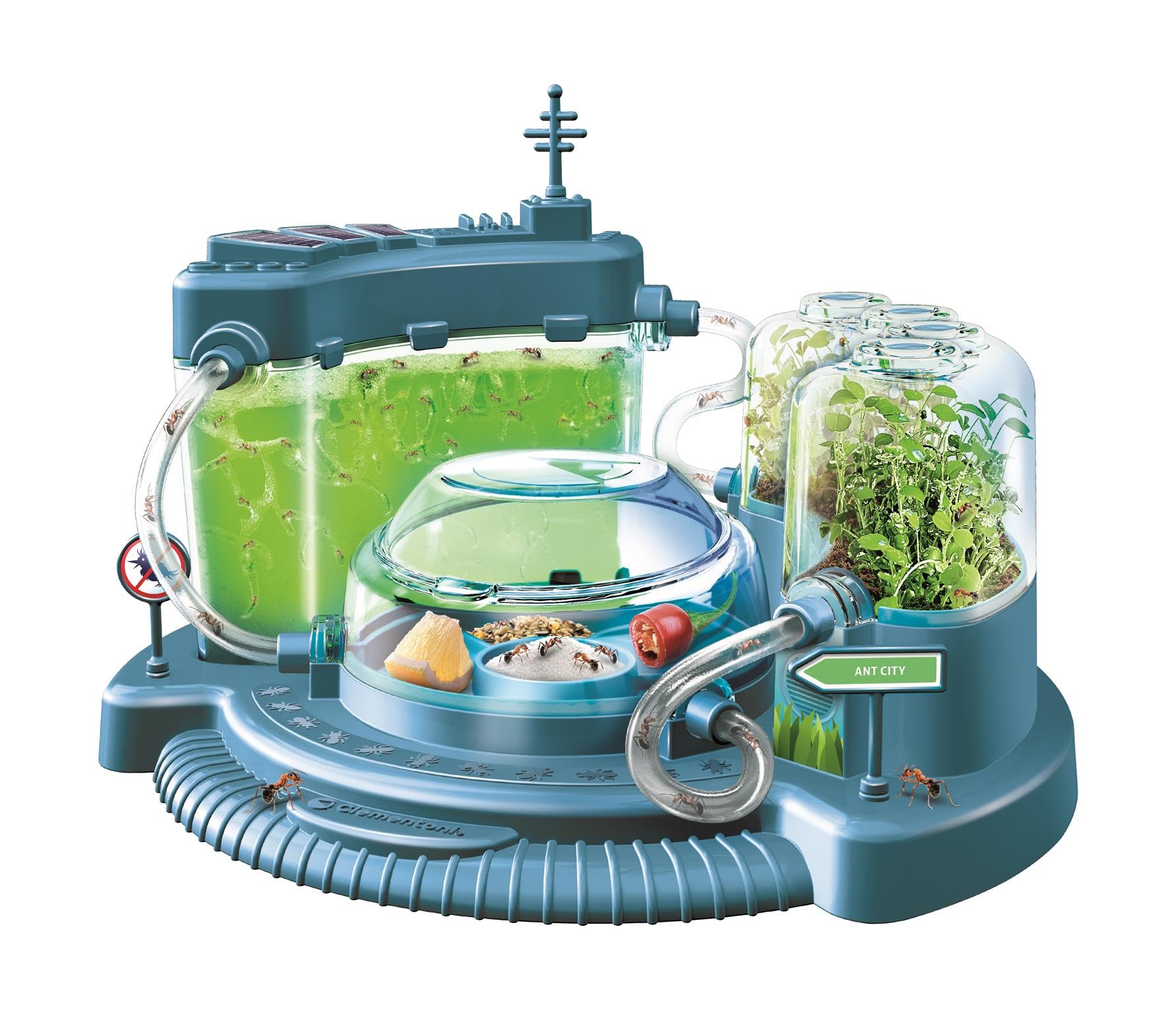 Clementoni Ant City - Modular Ant Habitat Playset with Tunnels & Botanical Module