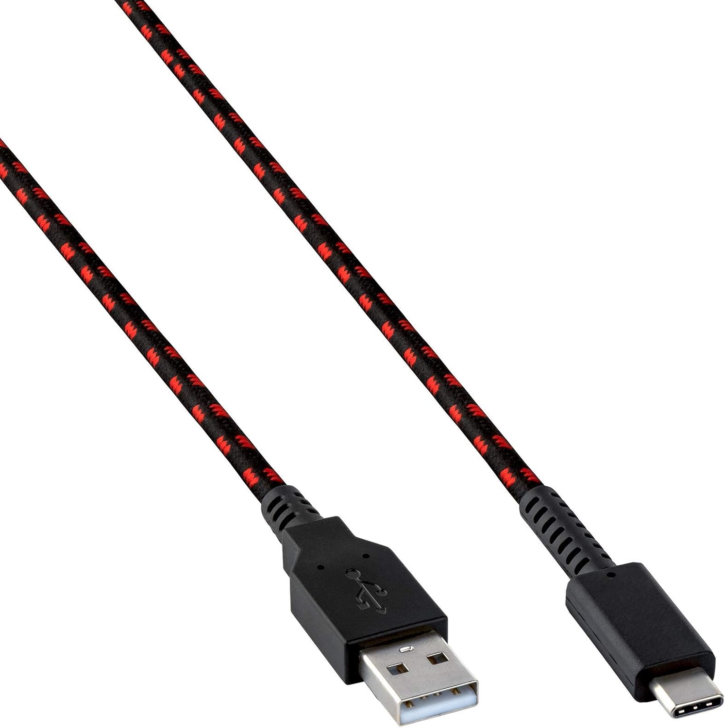 PDP 8-Fuß-USB-C-Ladekabel für Nintendo Switch – Schwarz/Rot 6