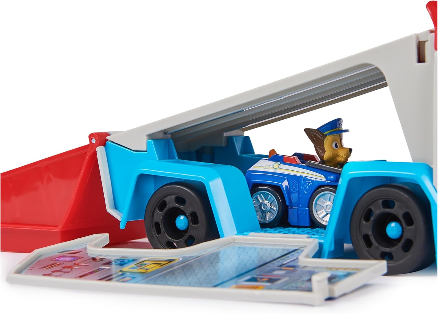 Paw Patrol: Pup Squad Patroller Team Vehicle with Chase - Transforming Toy Lorry Playset 3