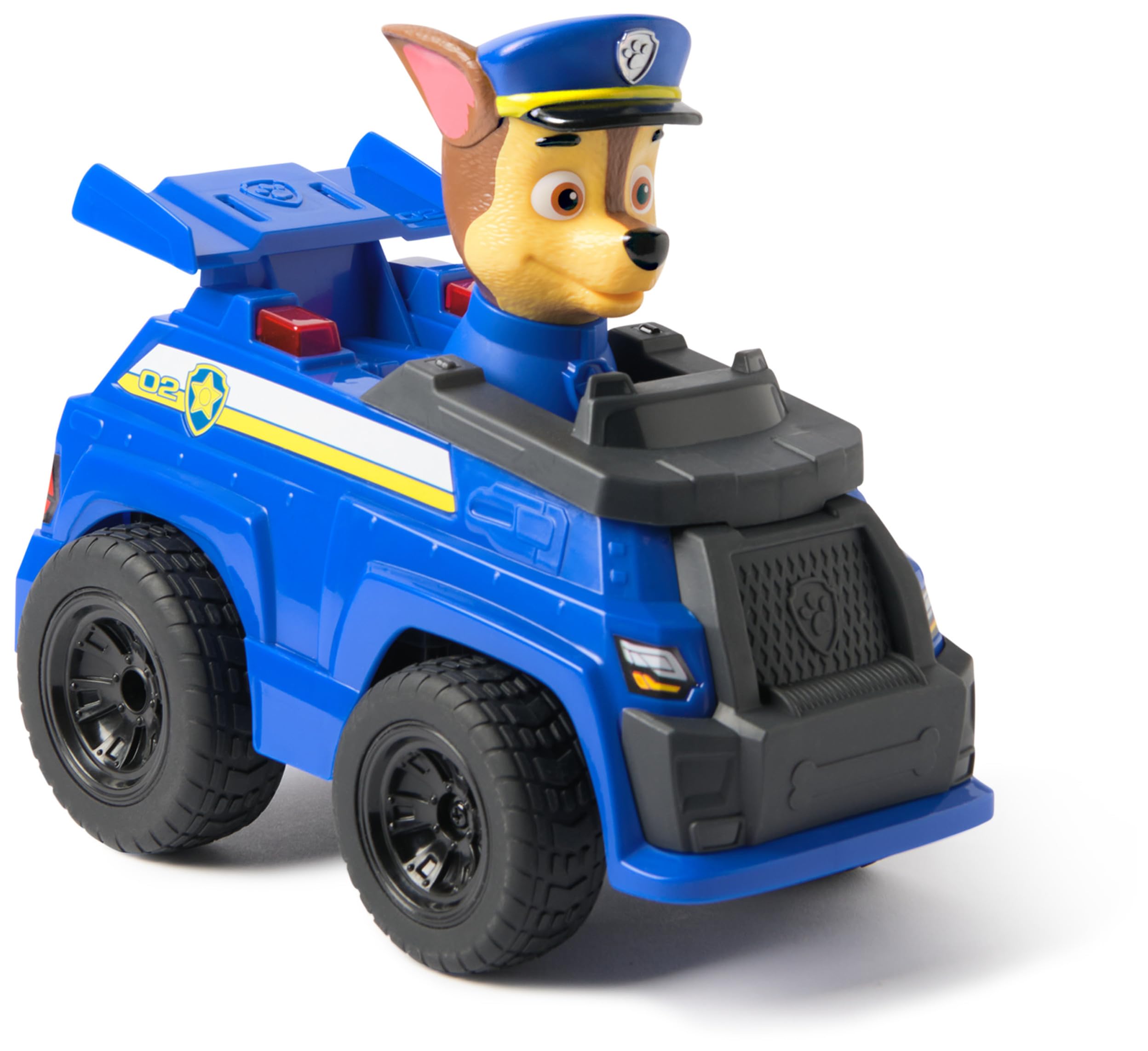 Paw Patrol Chase RC Action Cruiser - Remote Control Car with LED Lights, Ages 3-9 3