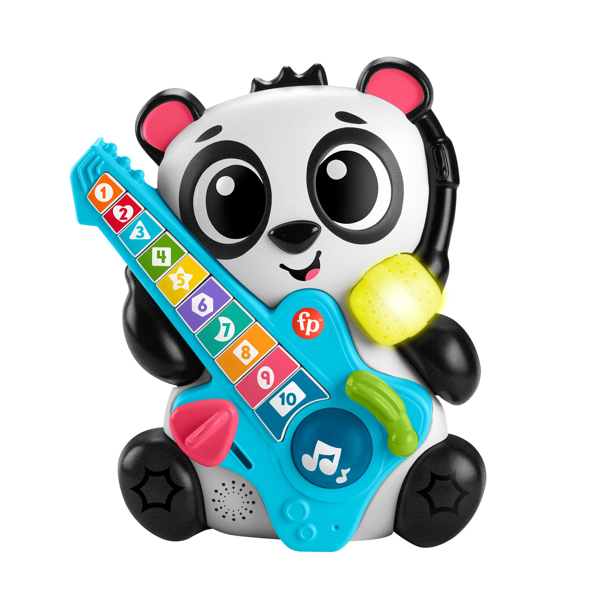 Fisher-Price Link Squad Jam & Count Panda - Musical Learning Toy with Lights & Sounds for Babies 9M+ 7