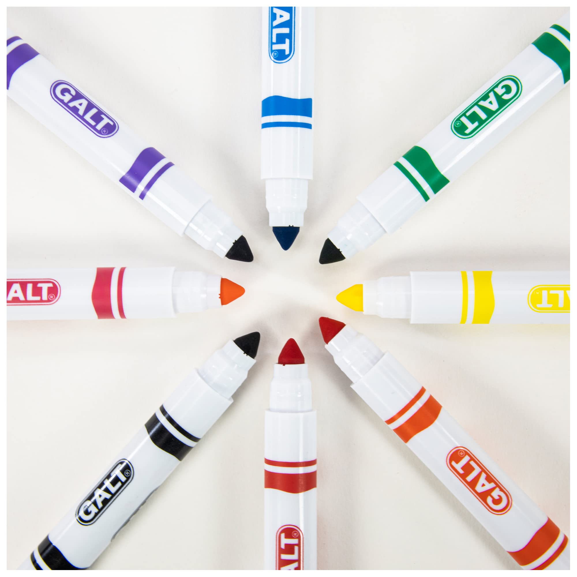 Galt Toys 8 Chunky Washable Colouring Pens - Ideal for Ages 3+ | Medium Point 4