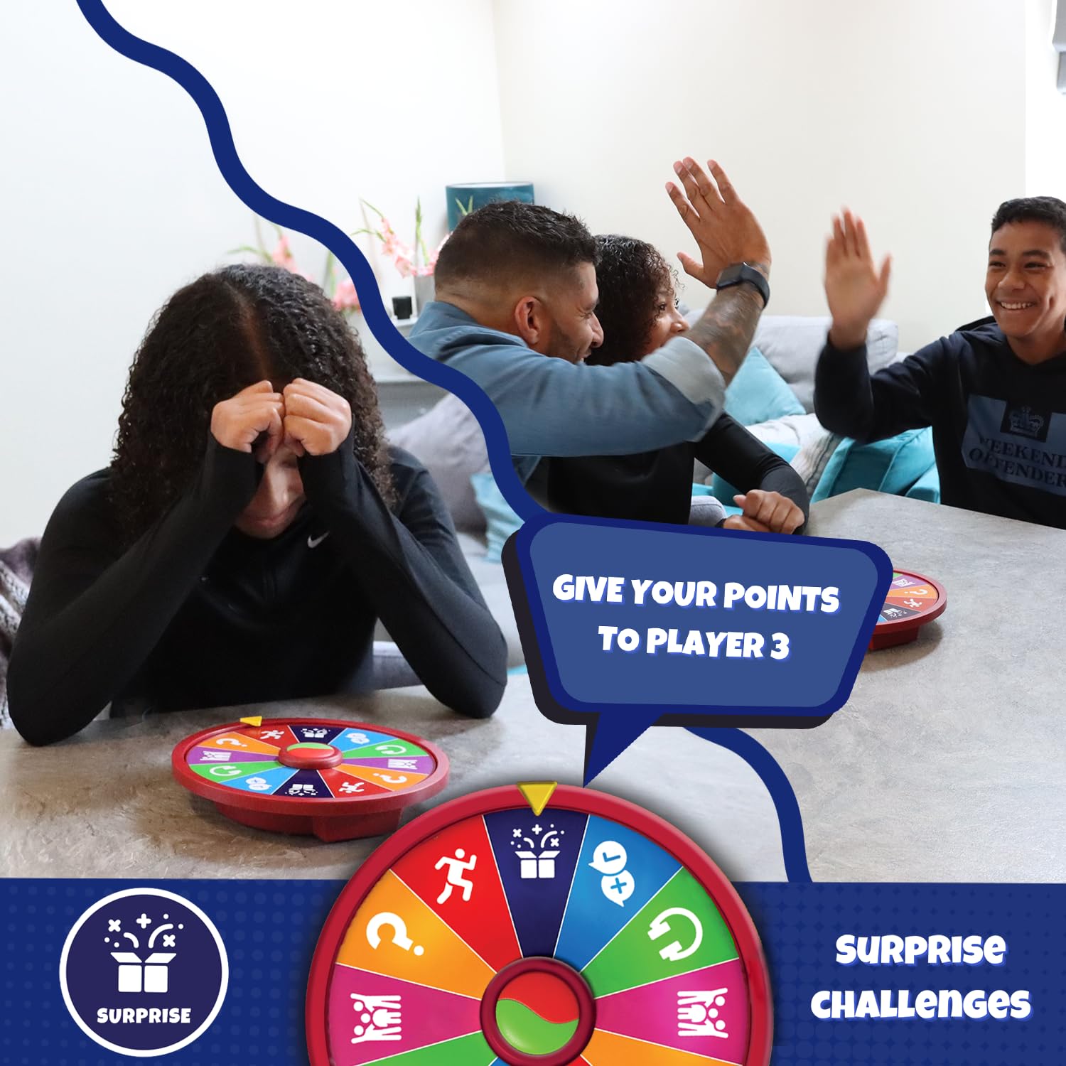 Wheel U Dare? The Ultimate Family Board Game with Electronic Game Master 3