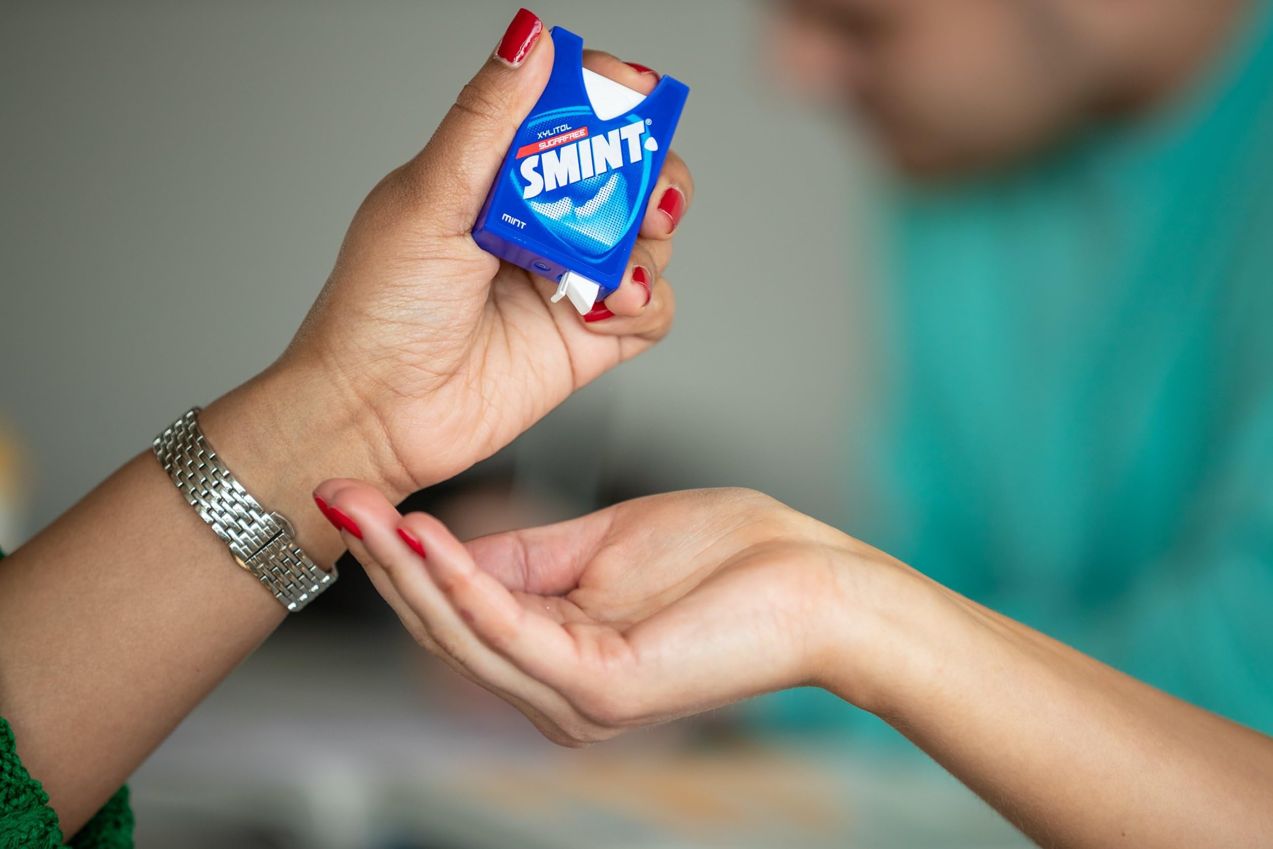 Smint Peppermint Powermints Sugar-Free Xylitol Tooth-Friendly Mints (Pack of 12, 8g Each) 9