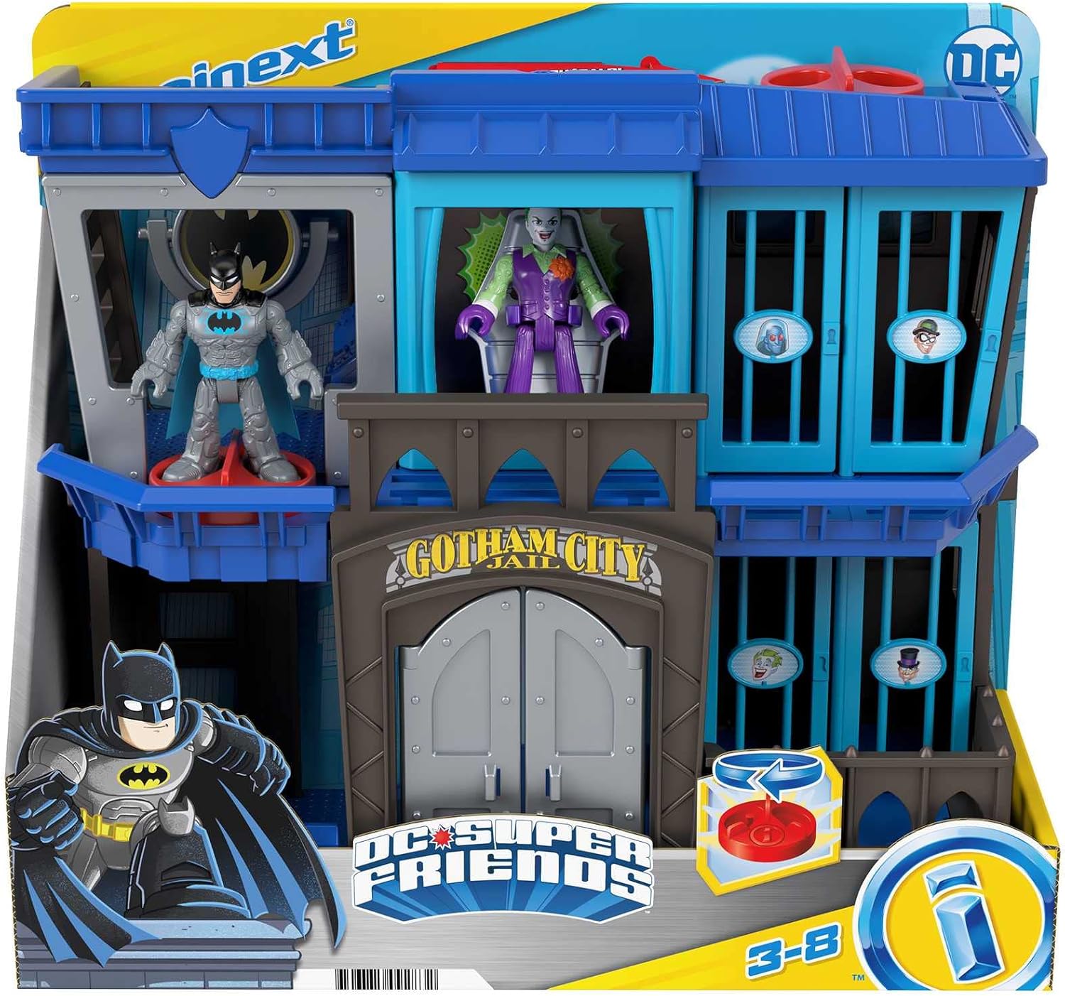 Fisher-Price Imaginext DC Super Friends Gotham City Jail Recharged - Action Playset for Ages 3-8 4