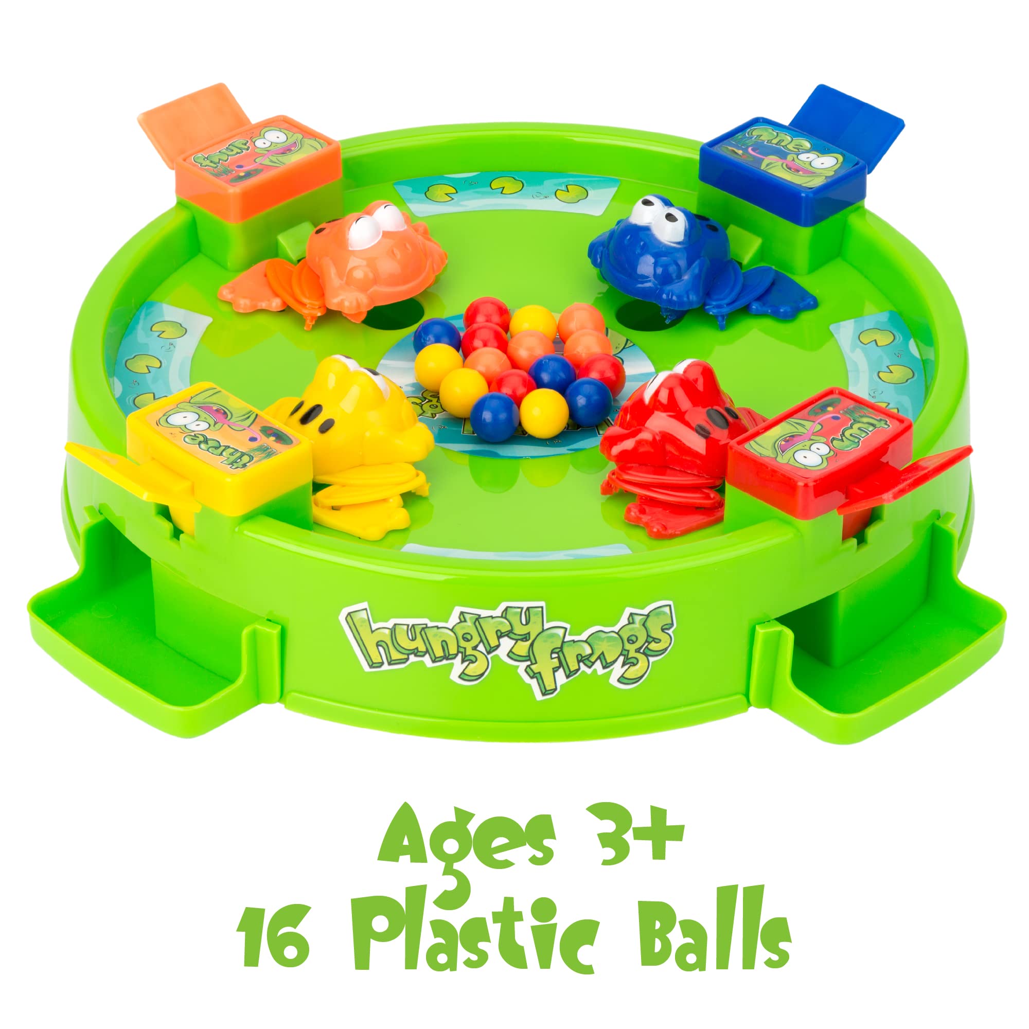 Toyrific Hungry Frogs Board Game for Kids, 4-Player Family Game 11