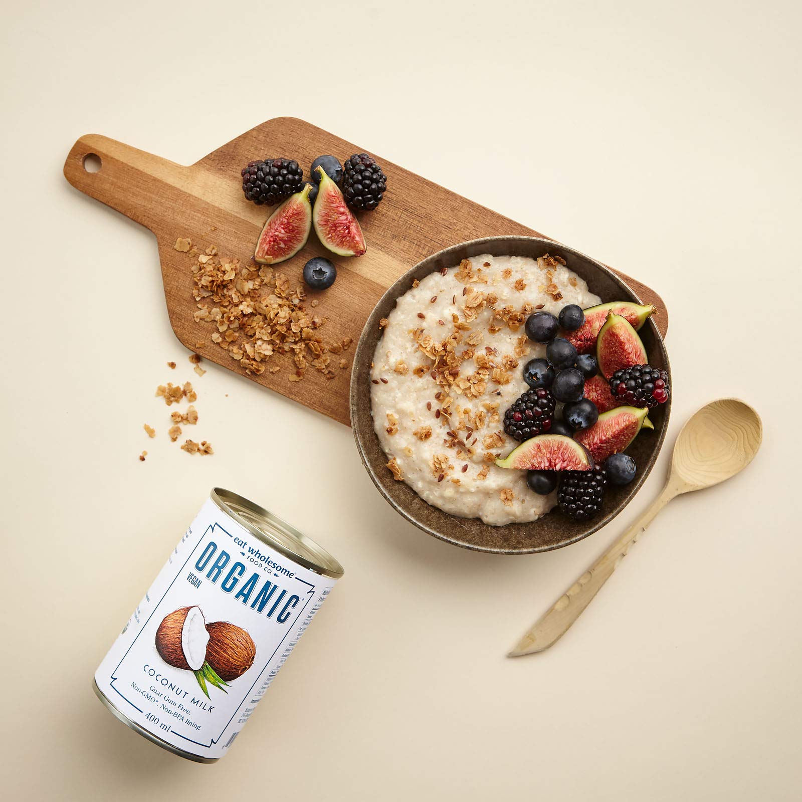 Eat Wholesome Organic Coconut Milk, 400ml (Pack of 4) - Vegan, 100% Natural, No Guar Gum, Great Taste Award Winner 4