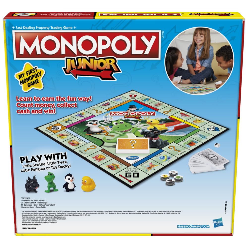 Hasbro Monopoly Junior Board Game 12