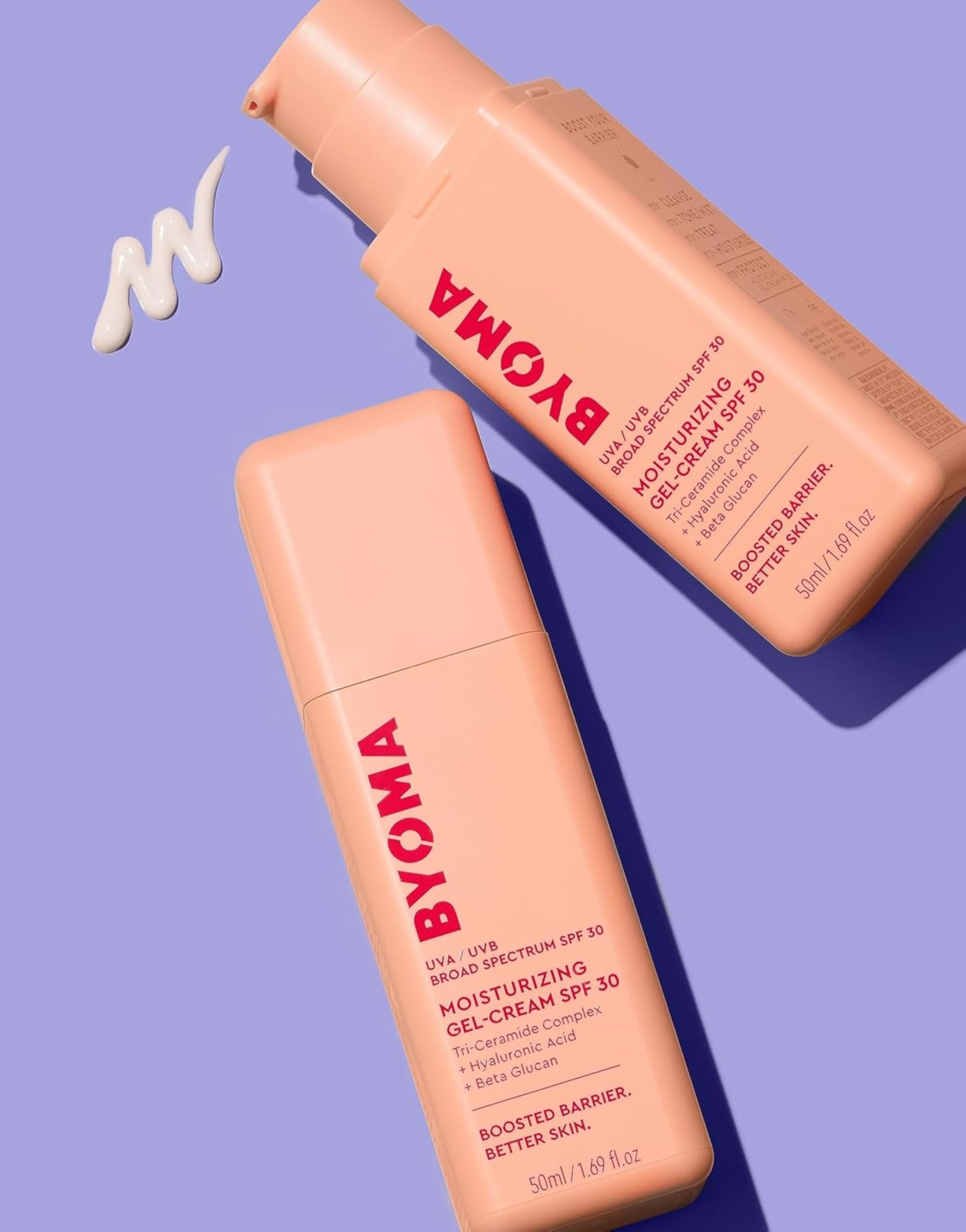 BYOMA - SPF 30 Gel Moisturiser (50ml) Lightweight Hydrating Sunscreen with Tri-Ceramide Complex 6