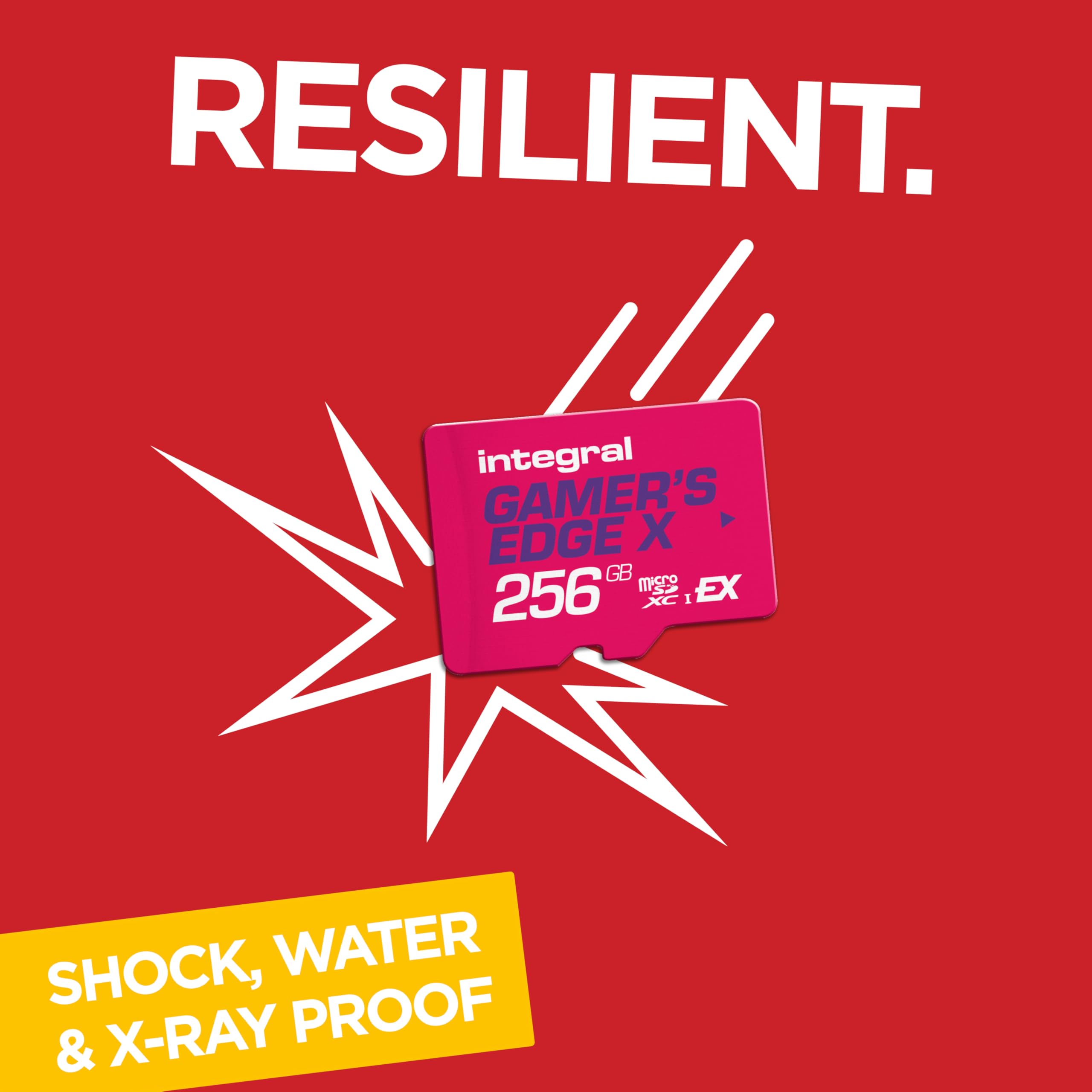 Integral 256GB Gamer's Edge X Micro SD Express Card for Nintendo Switch 2, 890MB/s Read, 750MB/s Write, A2, NVMe PCIe 4