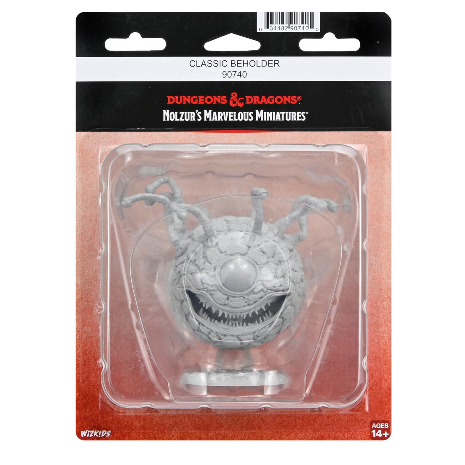 WizKids D&D Nolzur's Marvelous Miniatures: Classic Beholder (Wave 24) | Unpainted Plastic Figure