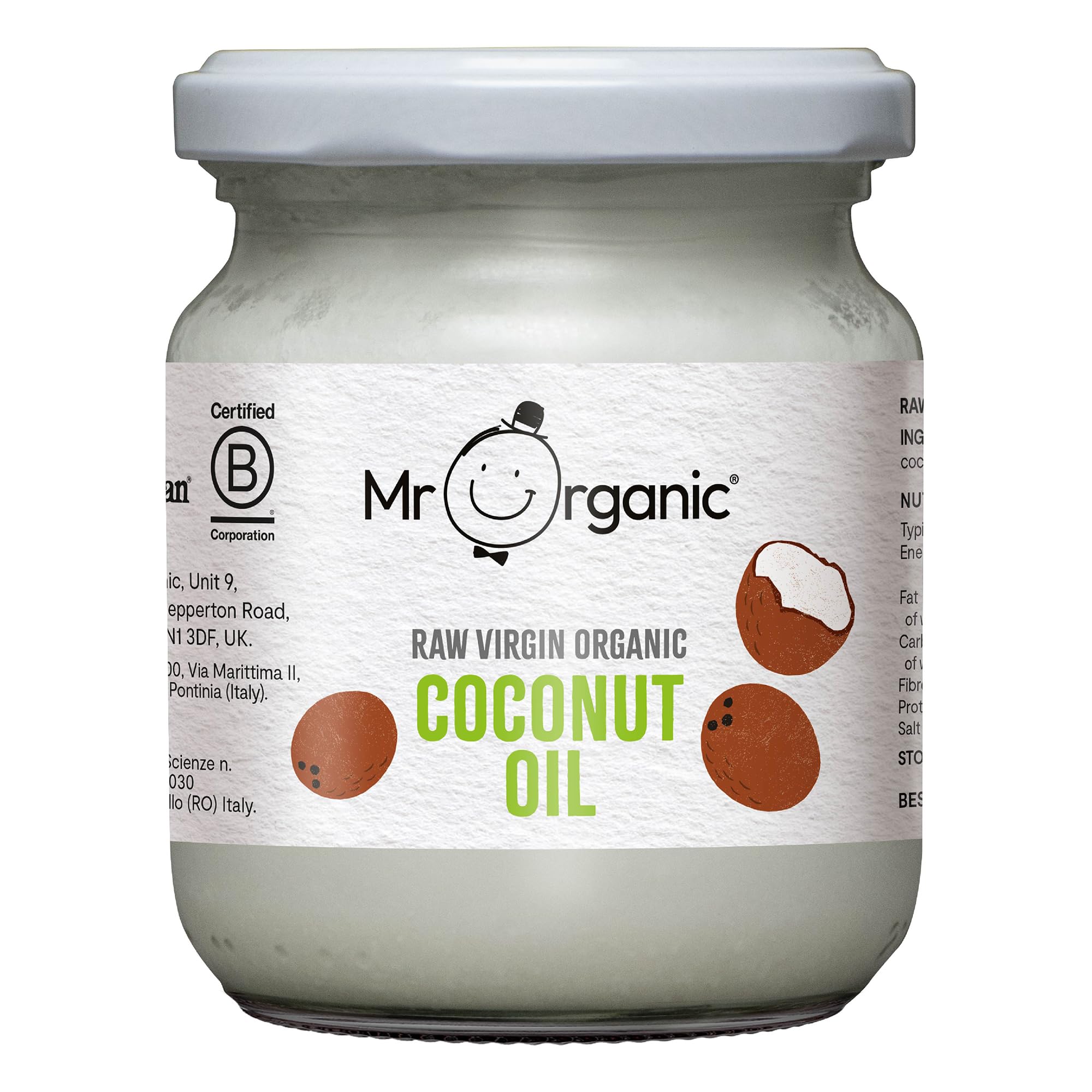 Mr Organic - Raw Virgin Coconut Oil (200ml)