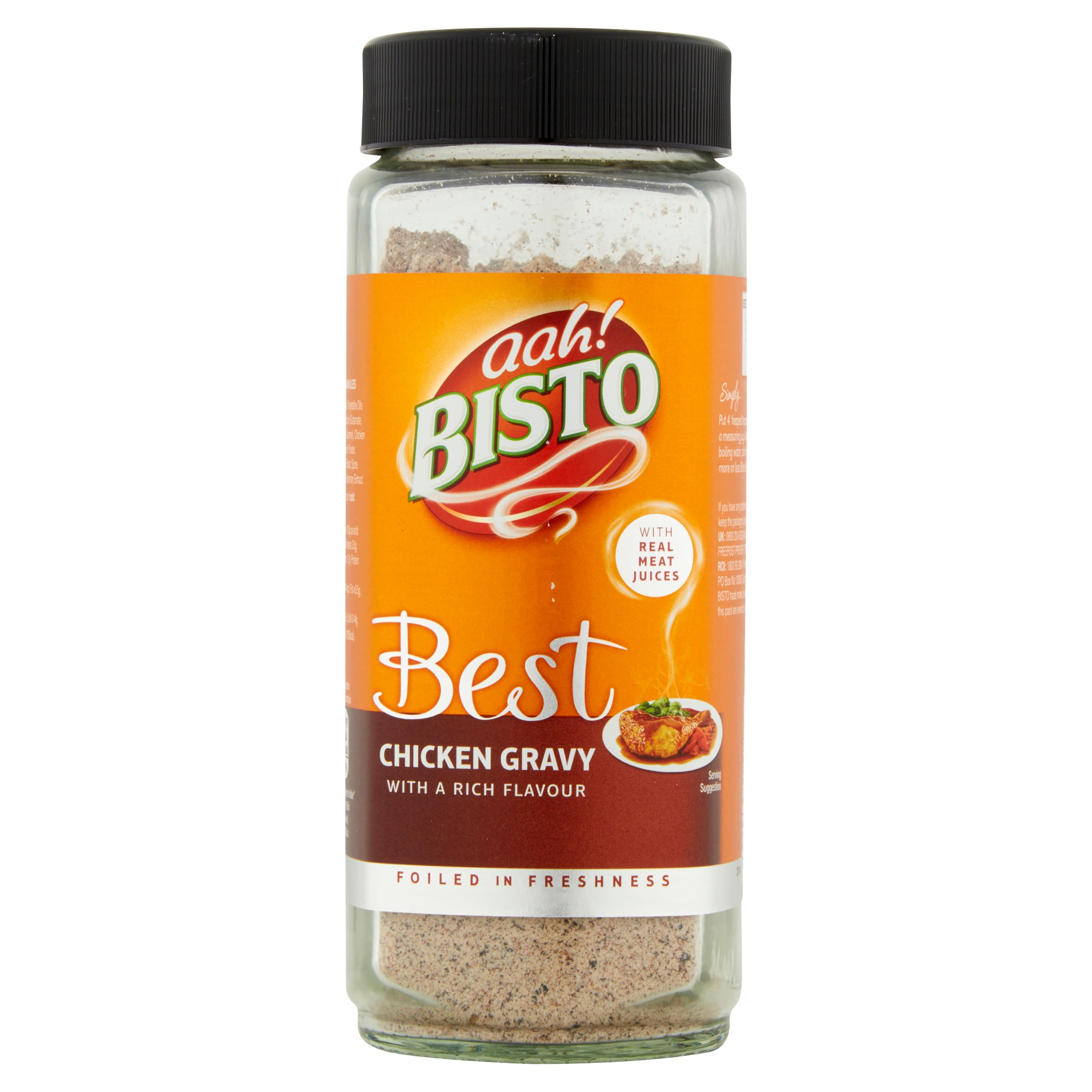 Bisto - Best Chicken Gravy Granules Made with Real Meat Juice, 390g Jar