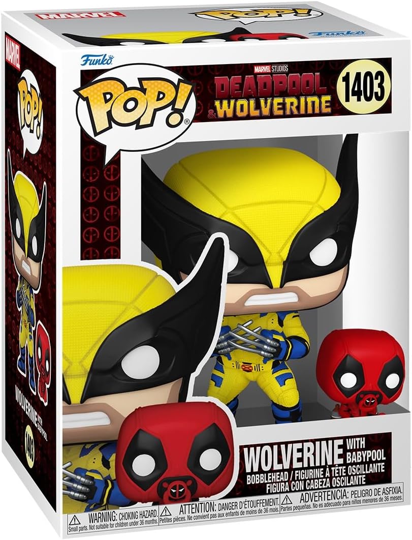 Funko Pop! Deadpool & Wolverine - Wolverine with Babypool Vinyl Figure 1