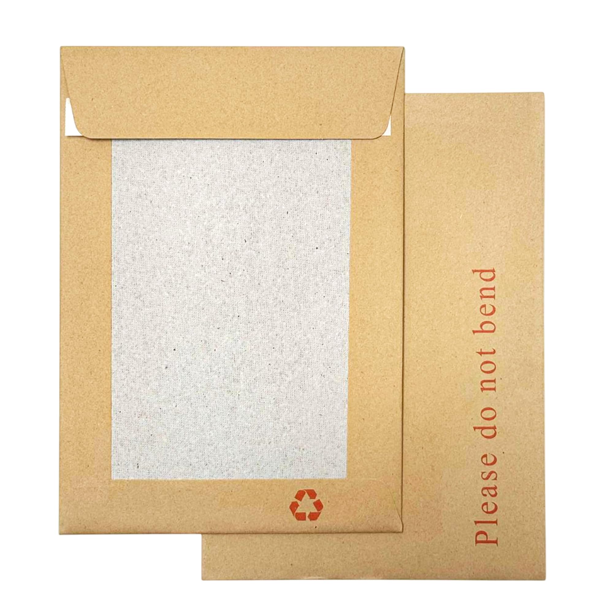 Double Dragon A4 C4 Hard Board Backed Envelopes - 20 Pack | 324mm x 229mm | Self-Seal