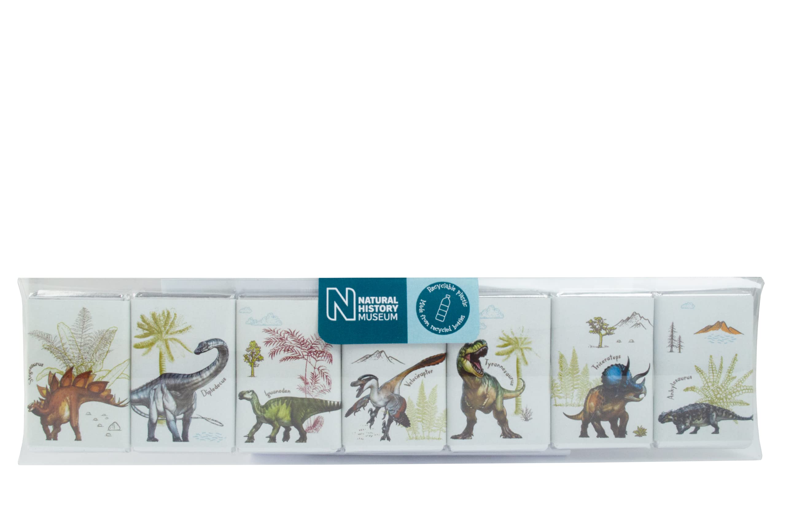 Natural History Museum Milk Chocolate Neapolitans - 59.5g | Recyclable Packaging 1