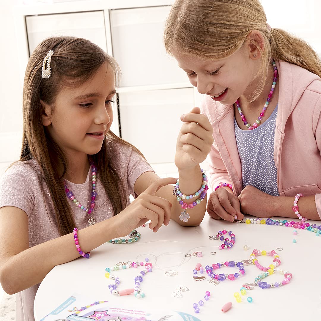 Craftbox CB806 Unicorn Charm Jewellery Craft Set - Create 10+ Pieces, Ages 4+ 4