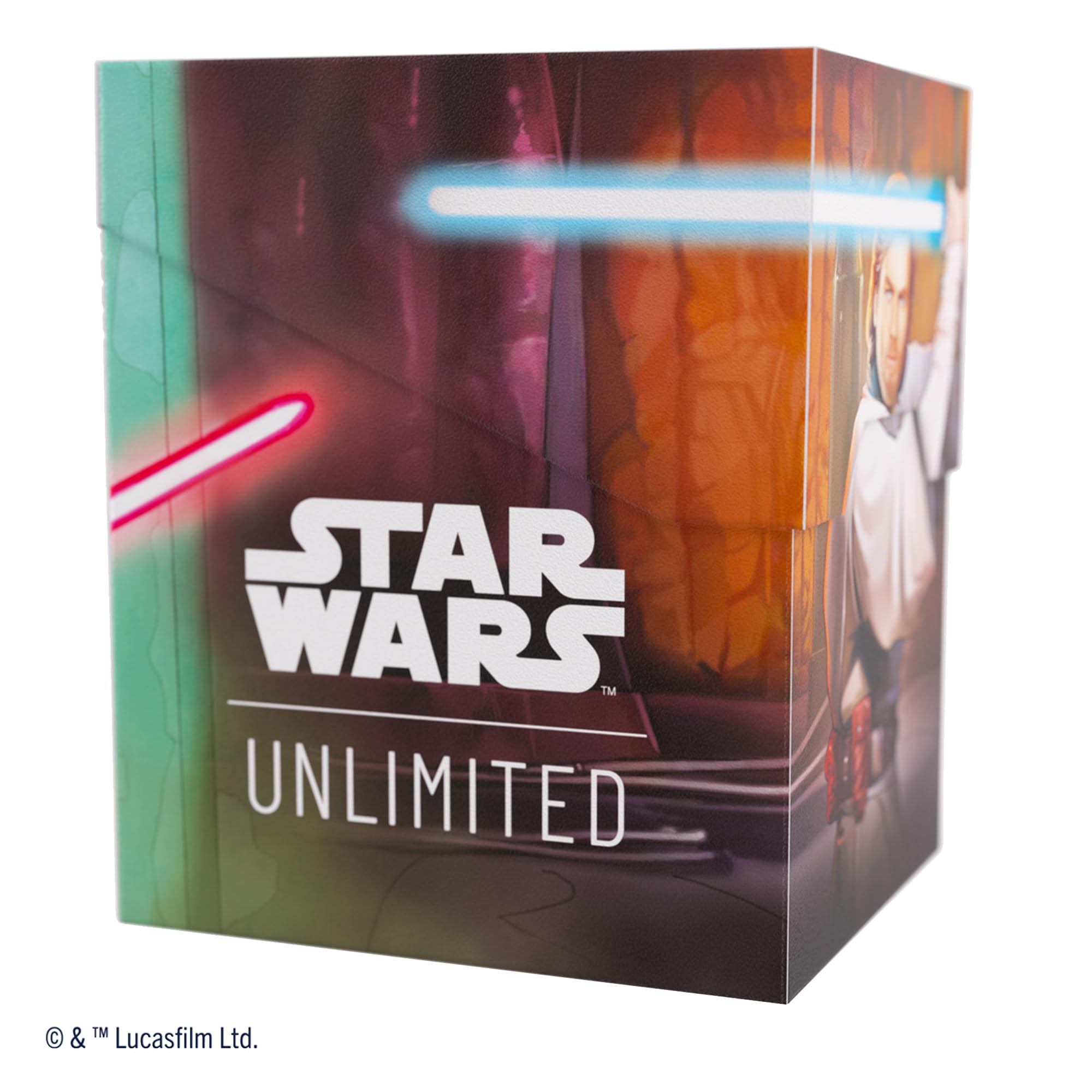 Gamegenic Star Wars Unlimited Soft Crate - Obi-Wan Kenobi/Darth Maul Deck Box with Token Storage 6