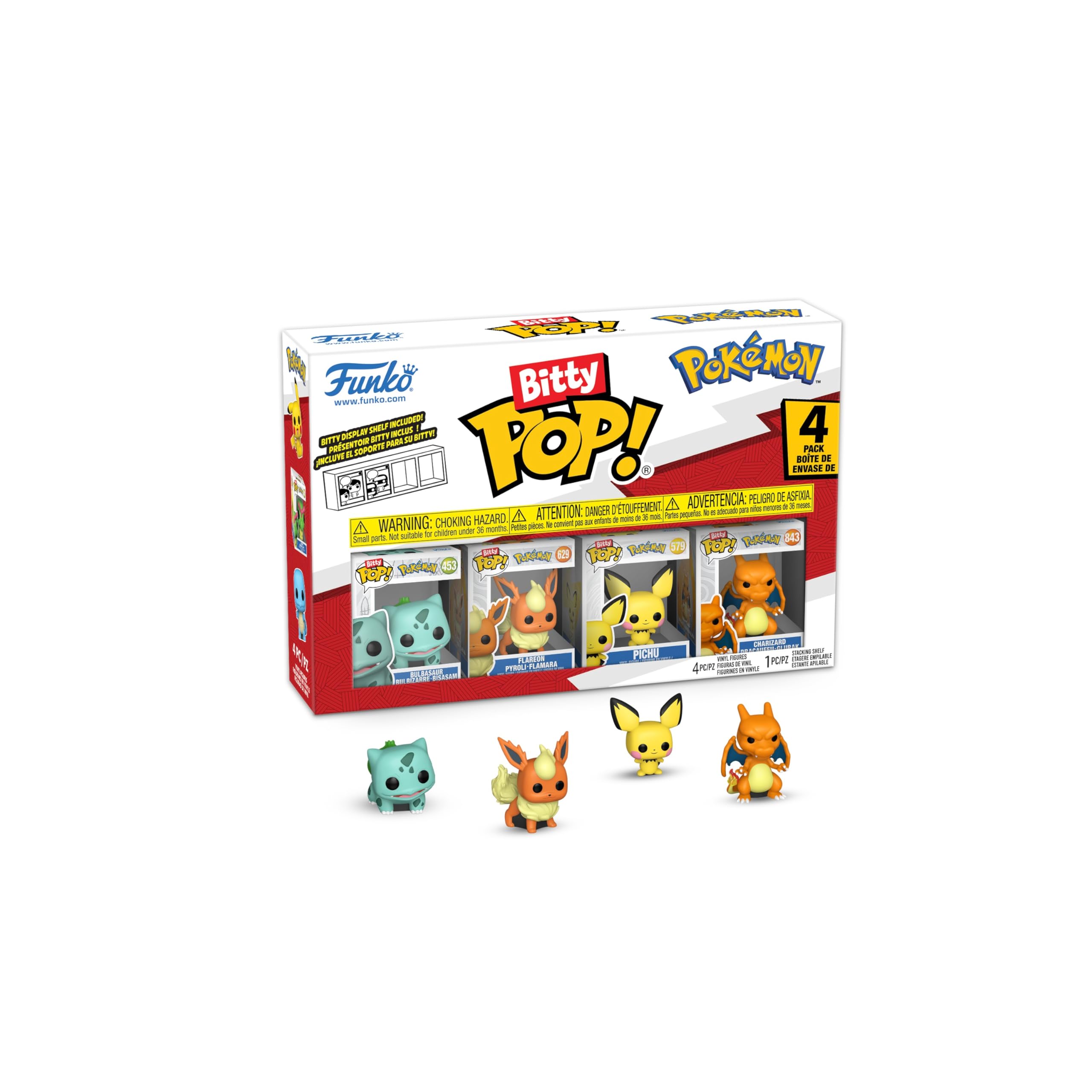 Funko Bitty Pop! Pokémon - Bulbasaur 4PK with Mystery Mini Figure 4