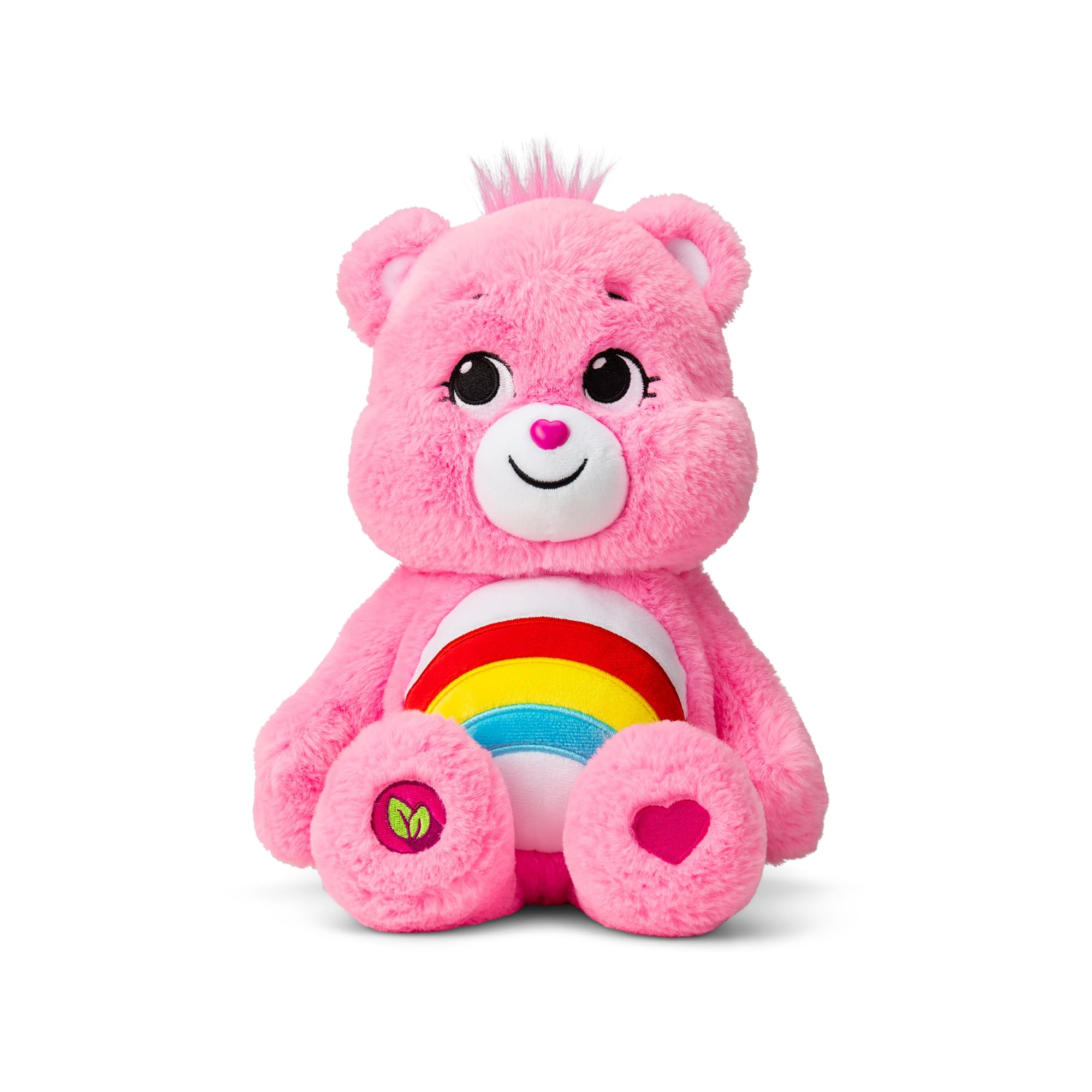 Care Bears Cheer Bear 35cm Plush Toy - Soft Cuddly Stuffed Animal for Kids