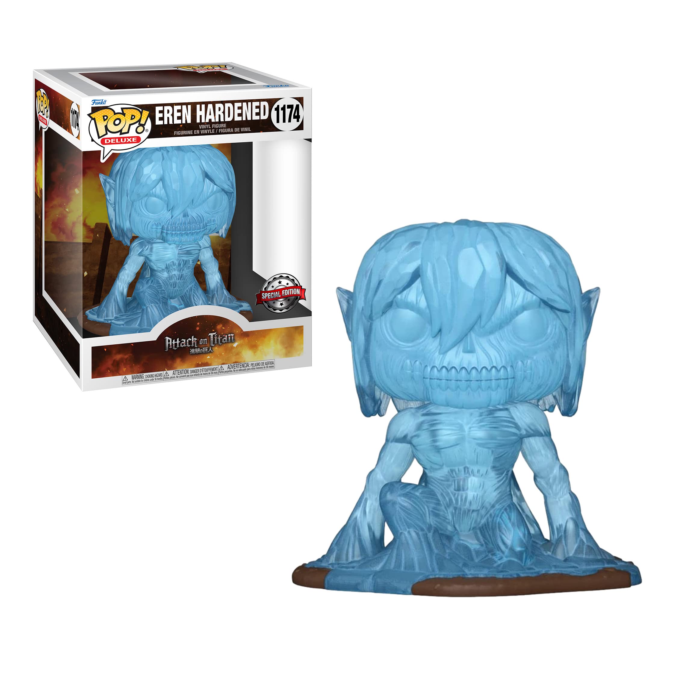 Funko Pop! Animation Attack on Titan - Eren Yeager Hardened Deluxe Vinyl Figure (60295)
